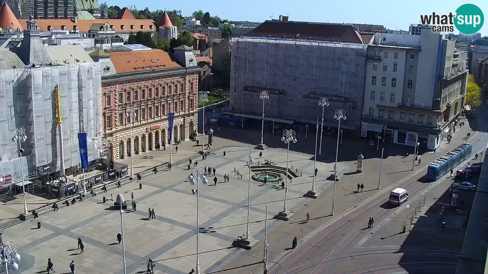 Ban Jelačić live cam Zagreb – Hotel Dubrovnik