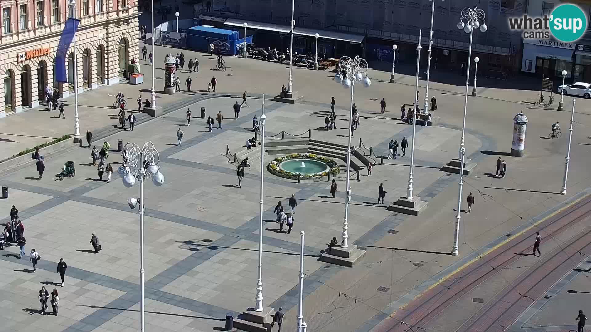 Ban Jelačić live cam Zagreb – Hotel Dubrovnik