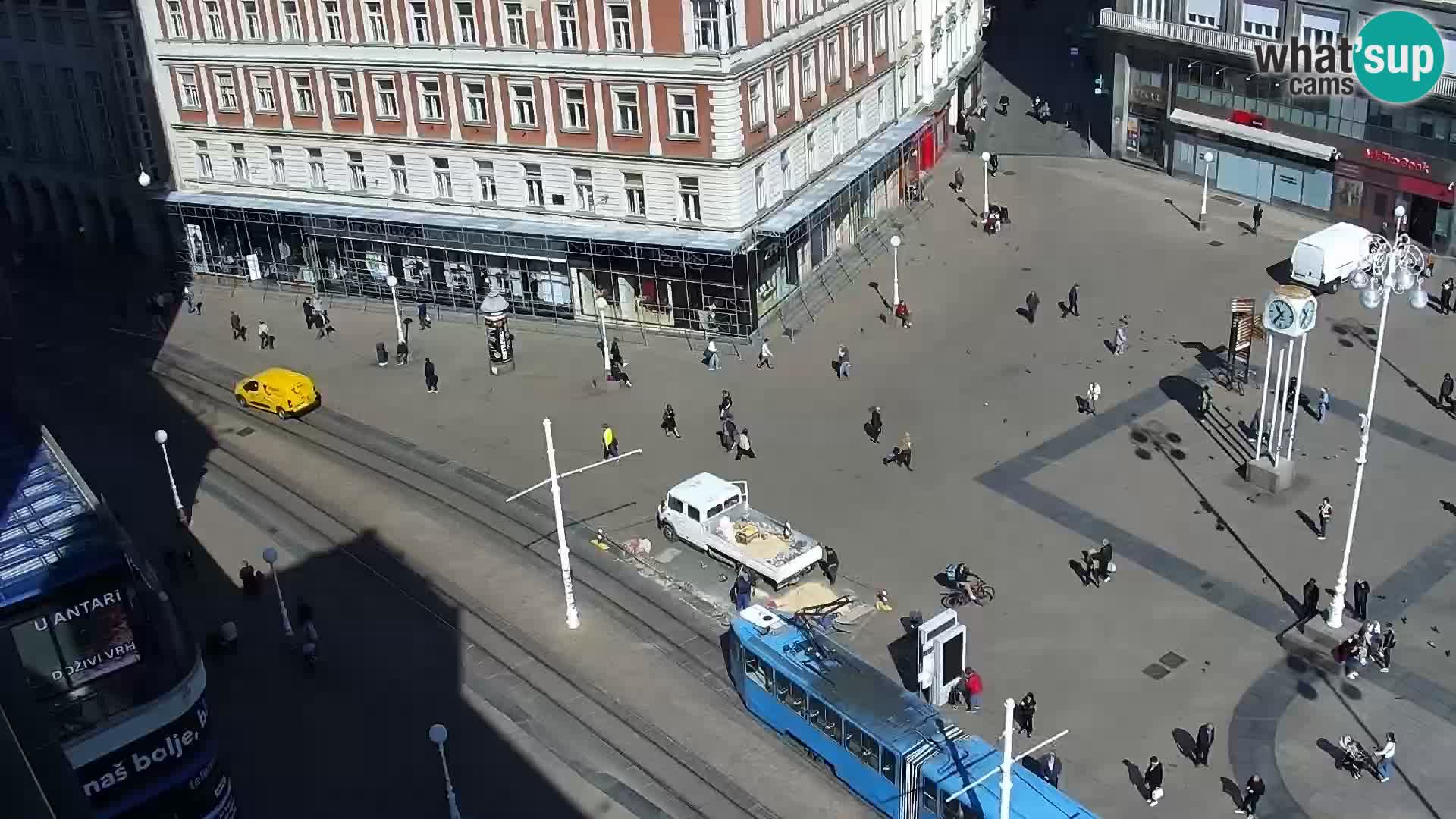 LIVE Webcam Zagreb Hotel Dubrovnik | Ban Jelačić square