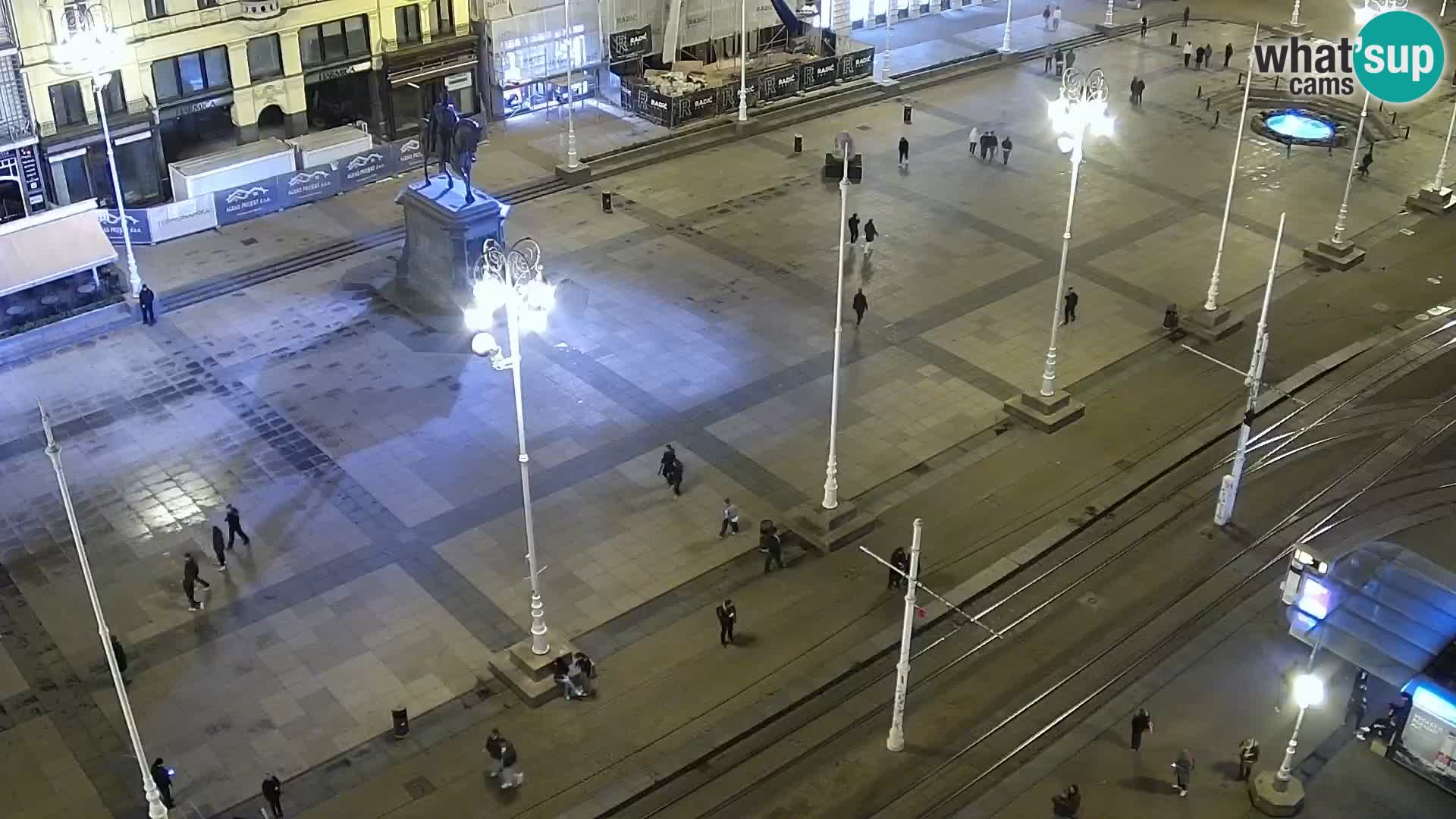 Ban Jelačić Platz  Live webcam Zagreb – Hotel Dubrovnik