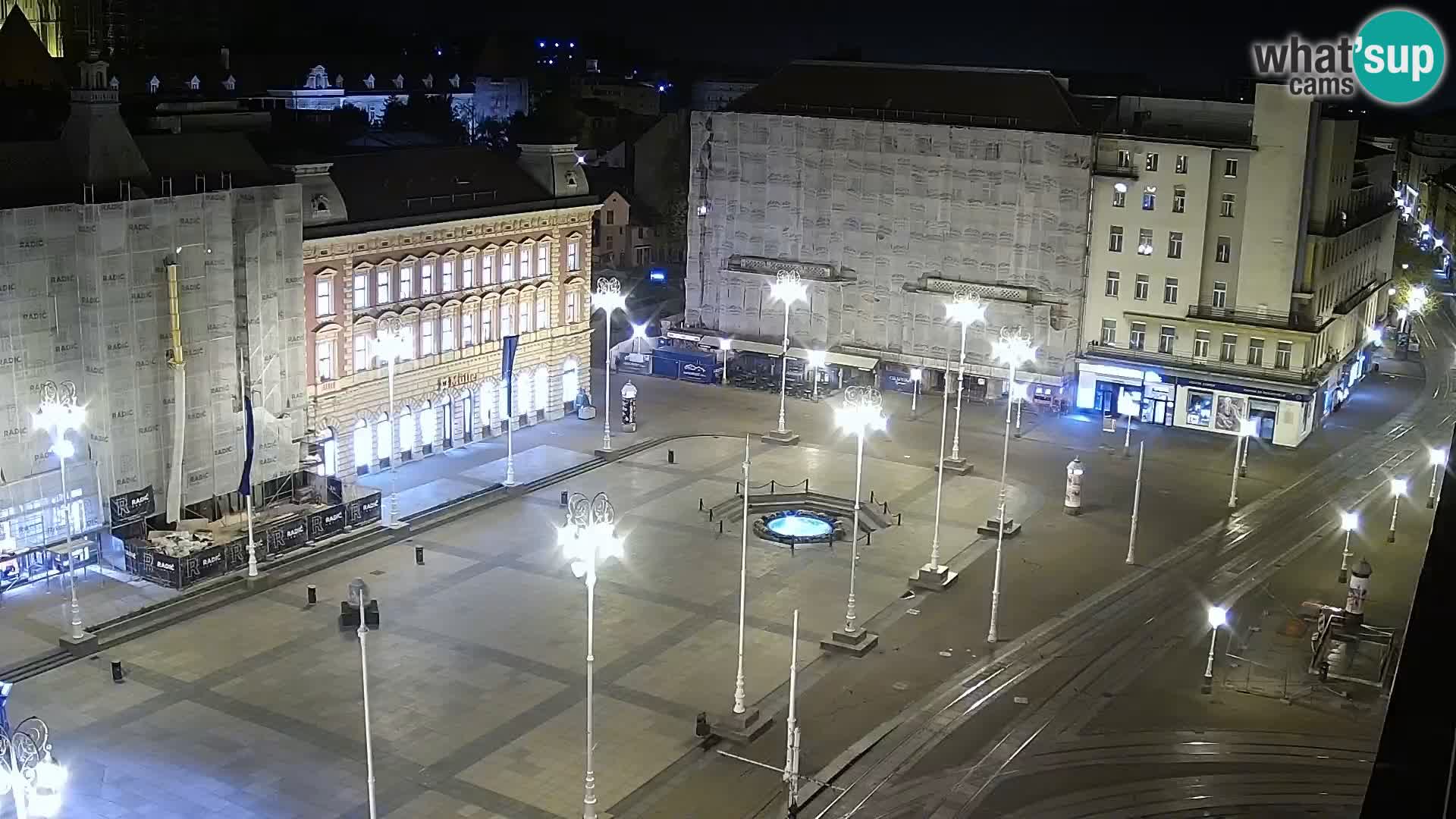 Plaza Ban Jelačić camera en vivo Zagreb – Hotel Dubrovnik