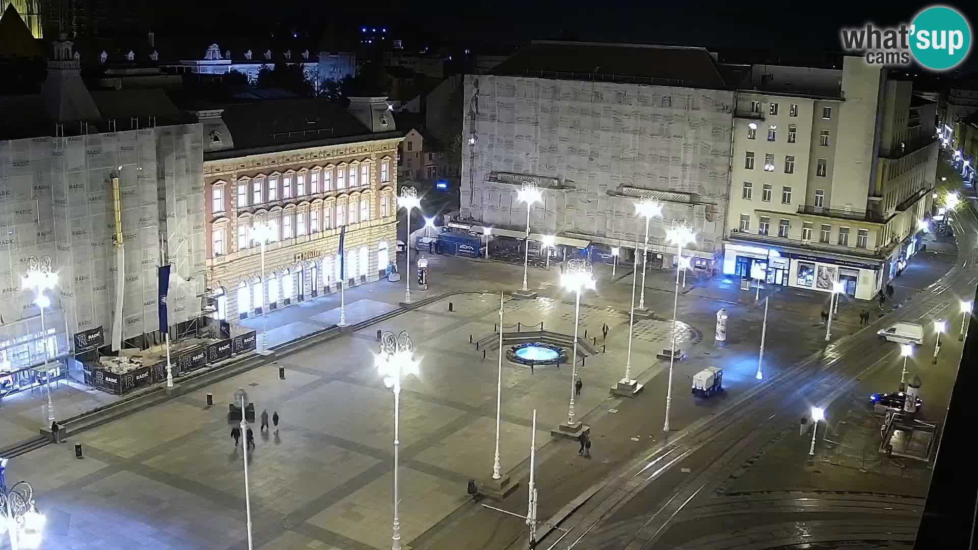 Plaza Ban Jelačić camera en vivo Zagreb – Hotel Dubrovnik