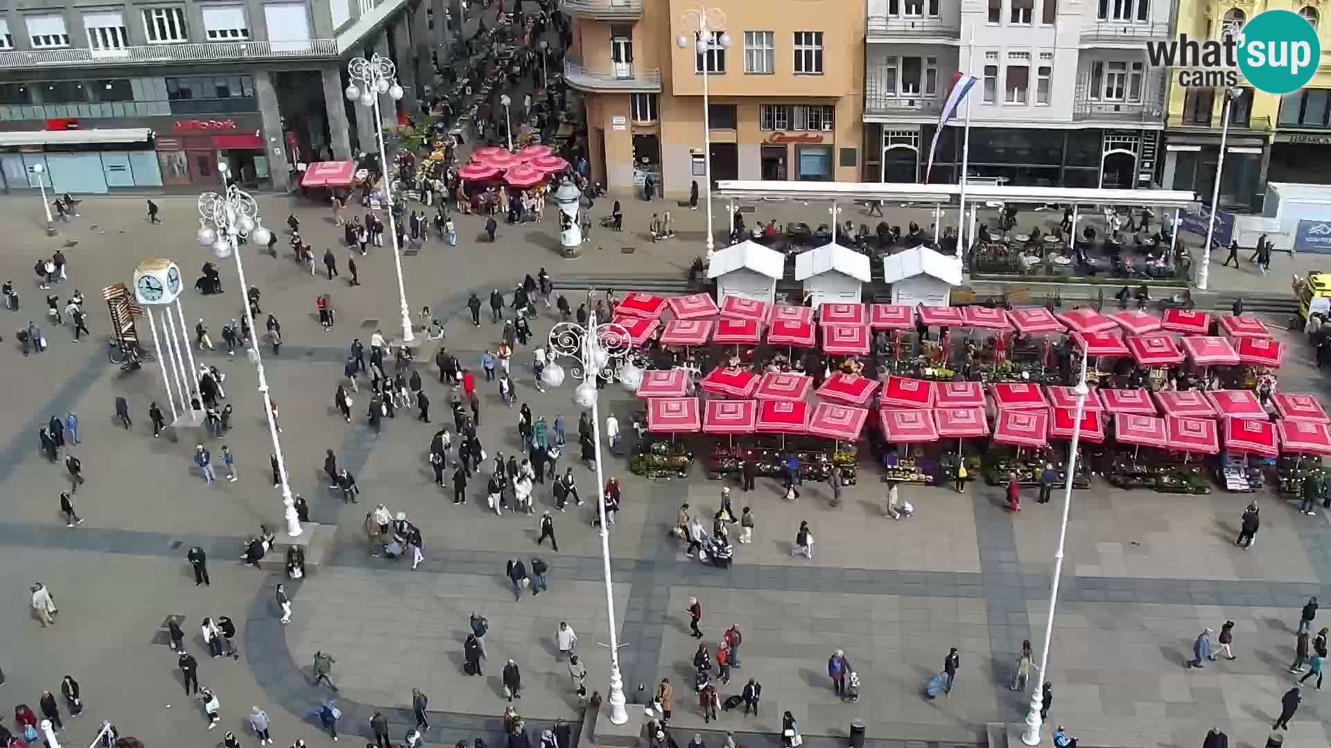 LIVE Webcam Zagreb Hotel Dubrovnik | Ban Jelačić square