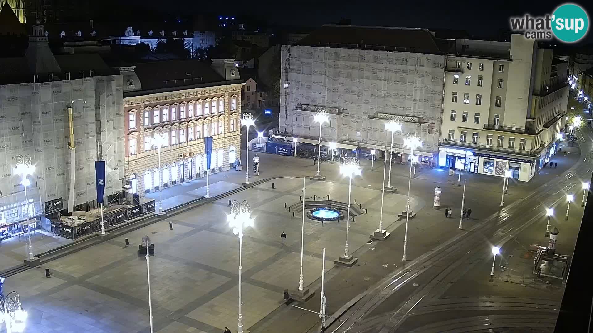 Plaza Ban Jelačić camera en vivo Zagreb – Hotel Dubrovnik