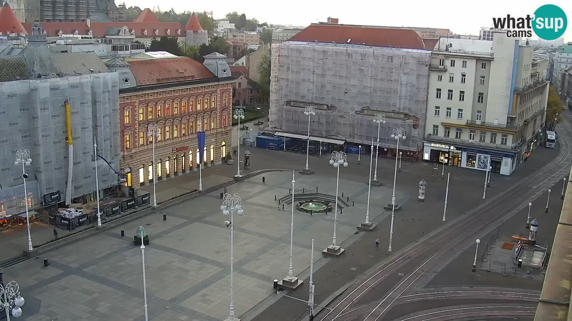 Ban Jelačić live cam Zagreb – Hotel Dubrovnik