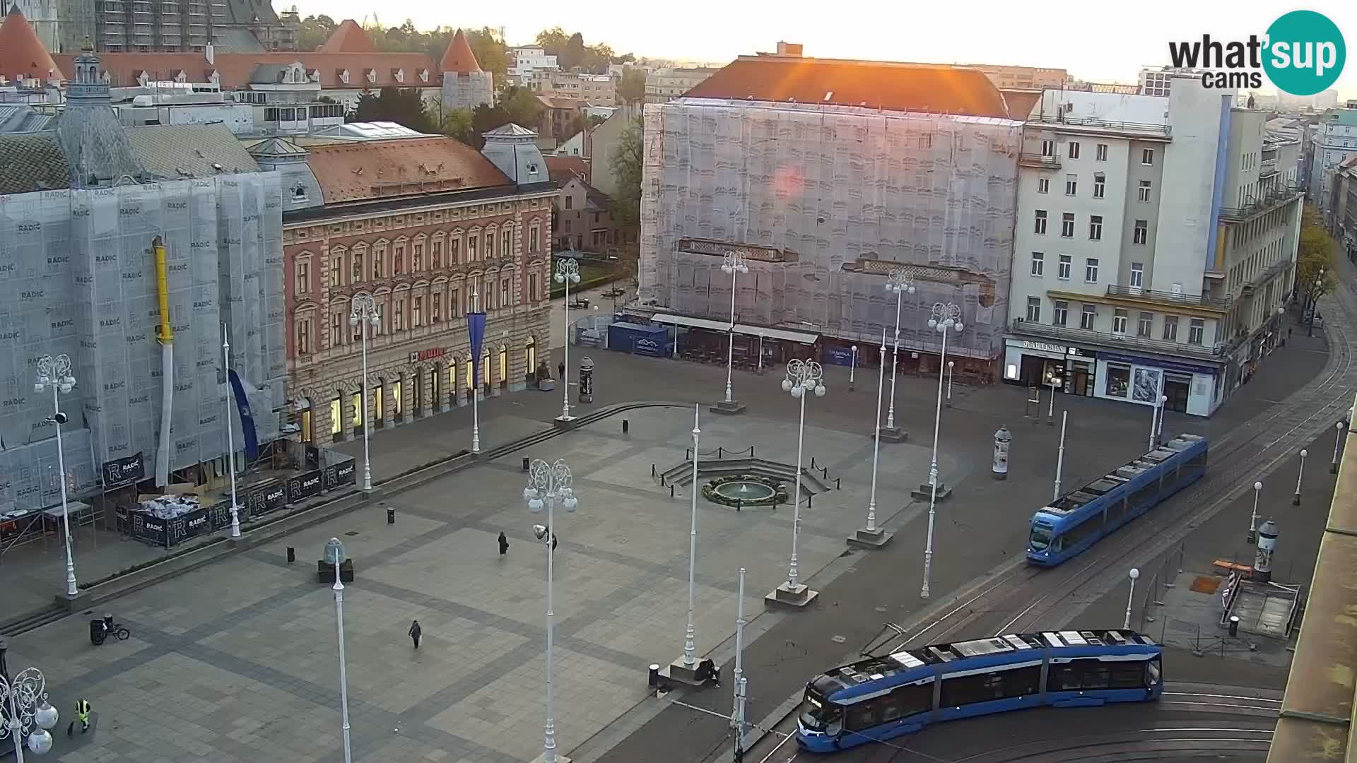 LIVE Webcam Zagreb Hotel Dubrovnik | Ban Jelačić square