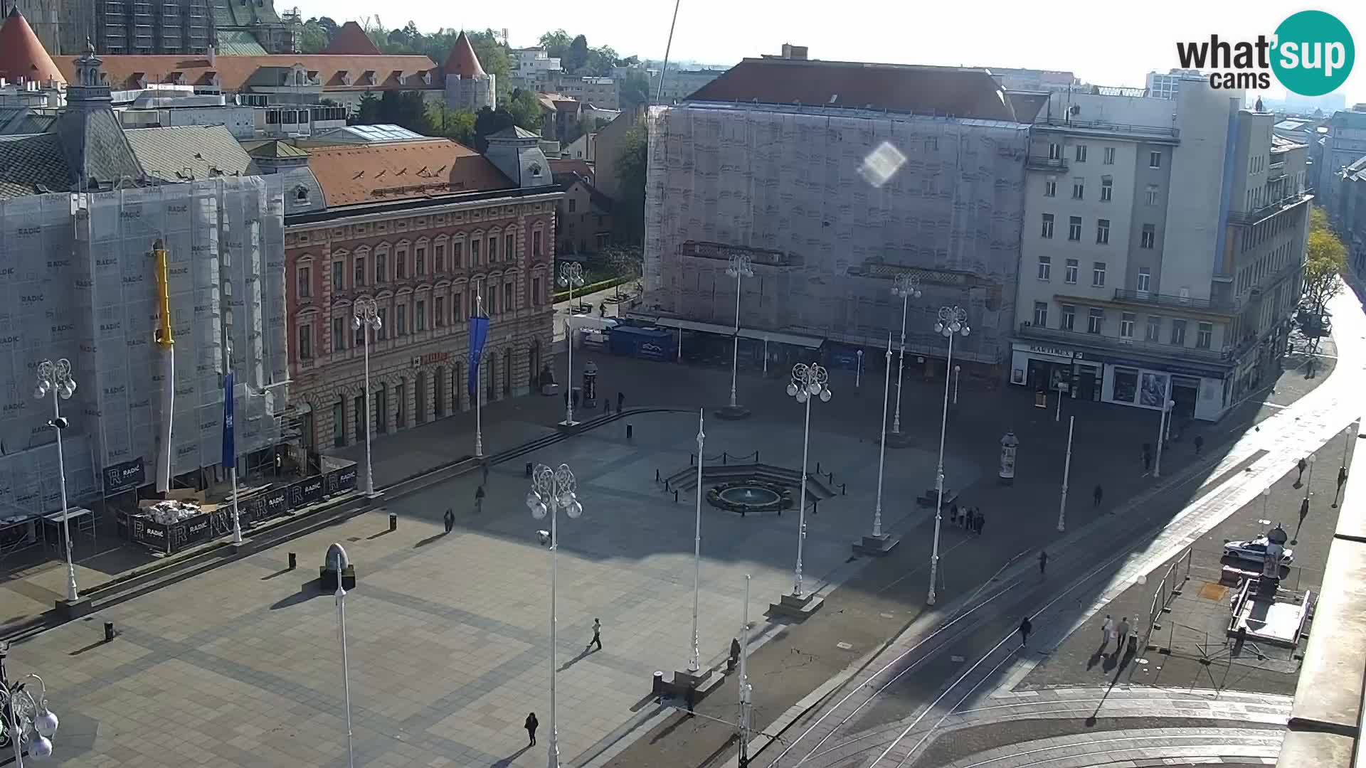 LIVE Webcam Zagreb Hotel Dubrovnik | Ban Jelačić square