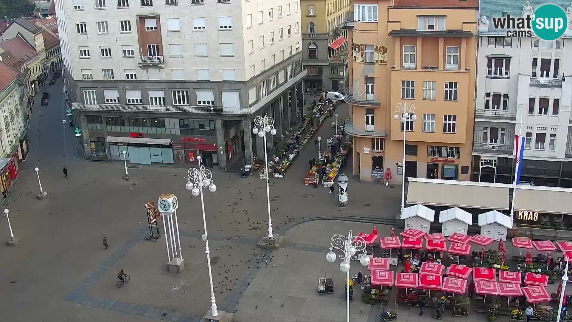 Piazza Ban Jelačić livecam Zagreb – Hotel Dubrovnik