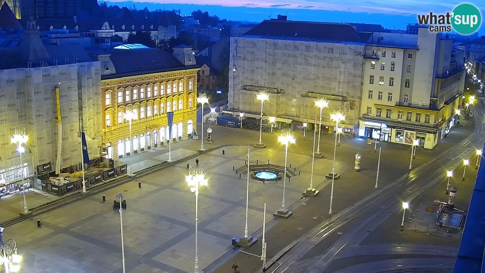 Piazza Ban Jelačić livecam Zagreb – Hotel Dubrovnik