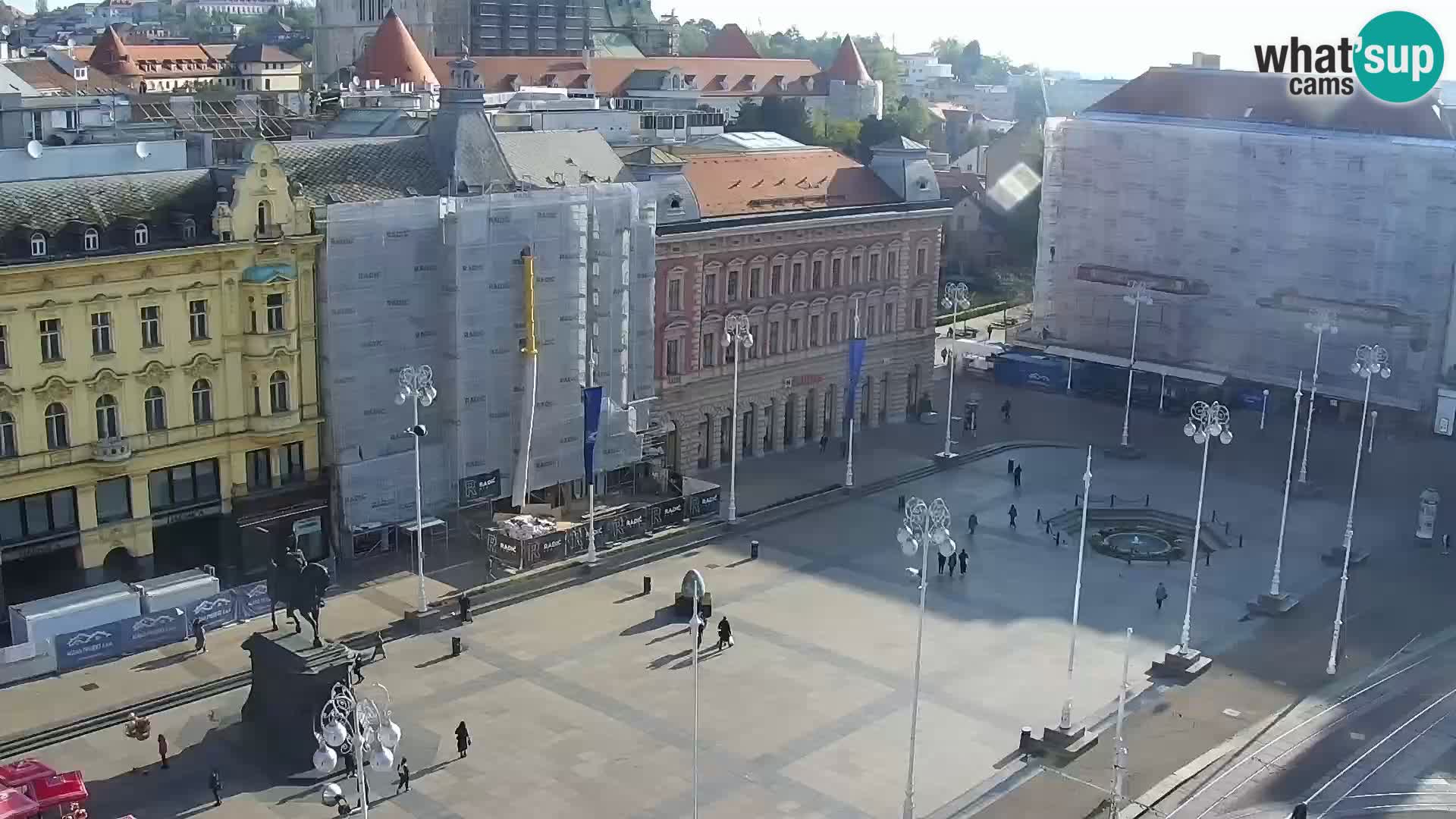LIVE Webcam Zagreb Hotel Dubrovnik | Ban Jelačić square