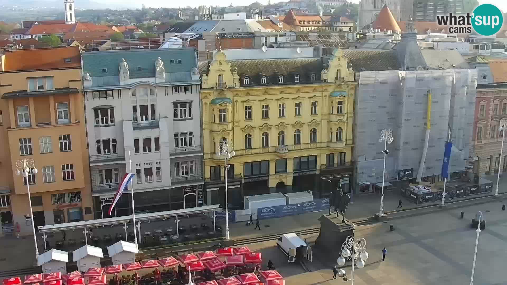 Plaza Ban Jelačić camera en vivo Zagreb – Hotel Dubrovnik