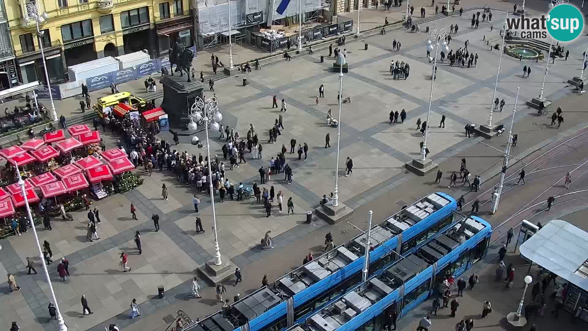 Ban Jelačić live cam Zagreb – Hotel Dubrovnik