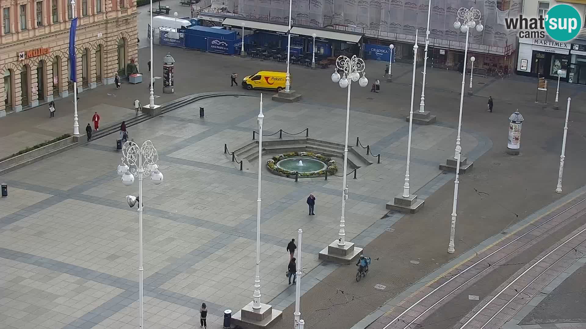 LIVE Webcam Zagreb Hotel Dubrovnik | Ban Jelačić square