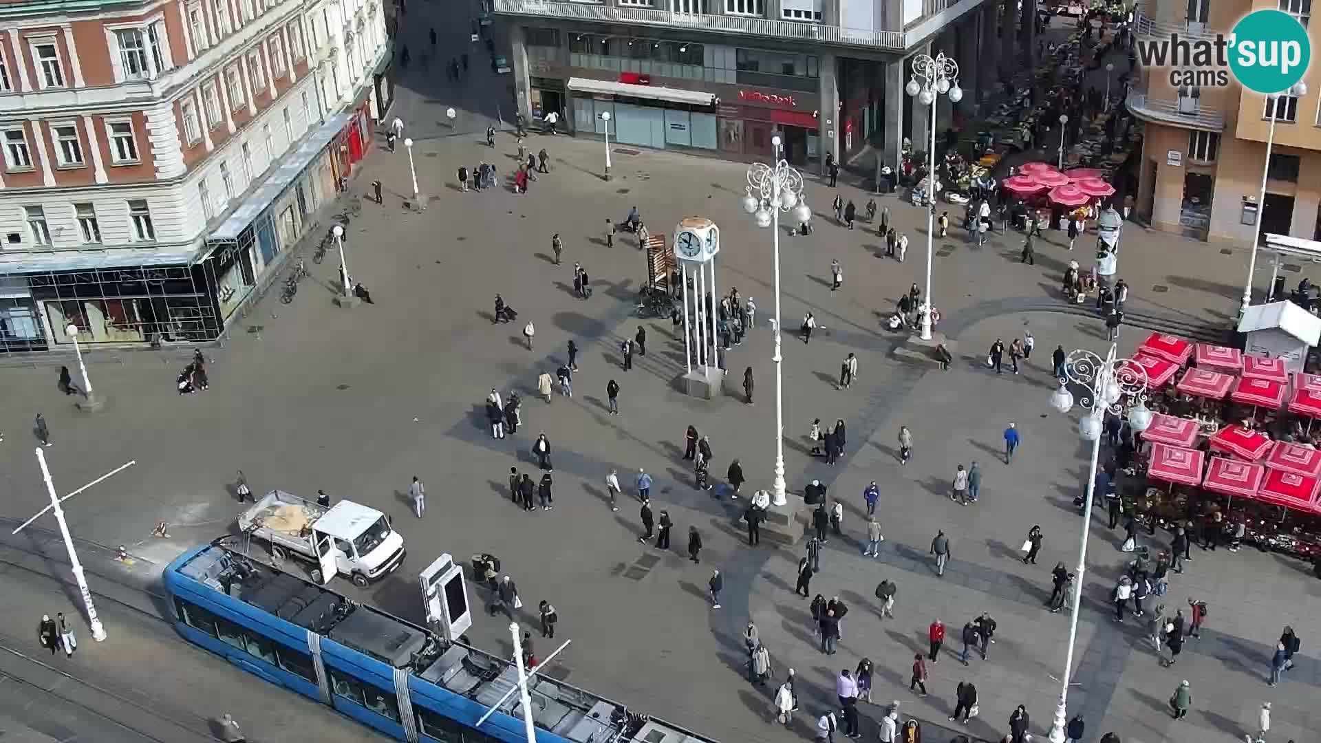 LIVE Webcam Zagreb Hotel Dubrovnik | Ban Jelačić square
