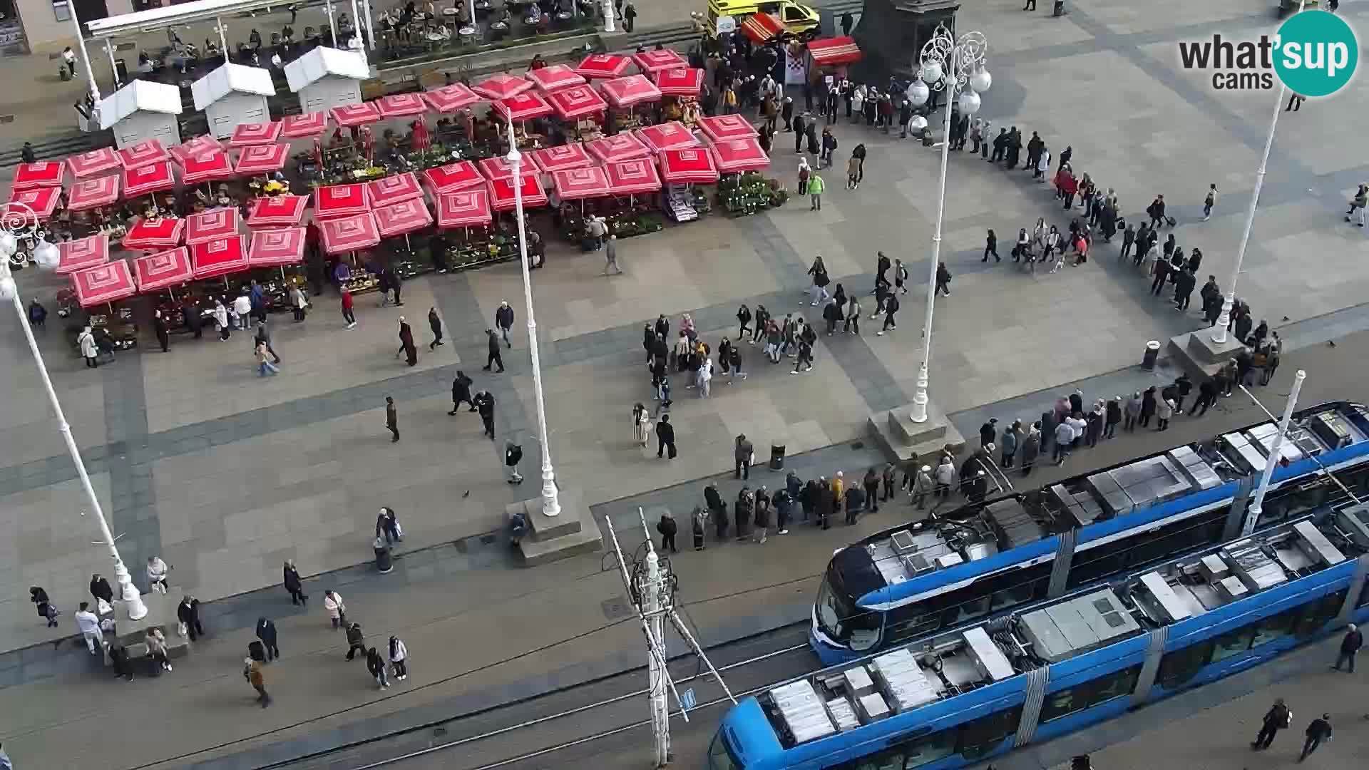 LIVE Webcam Zagreb Hotel Dubrovnik | Ban Jelačić square
