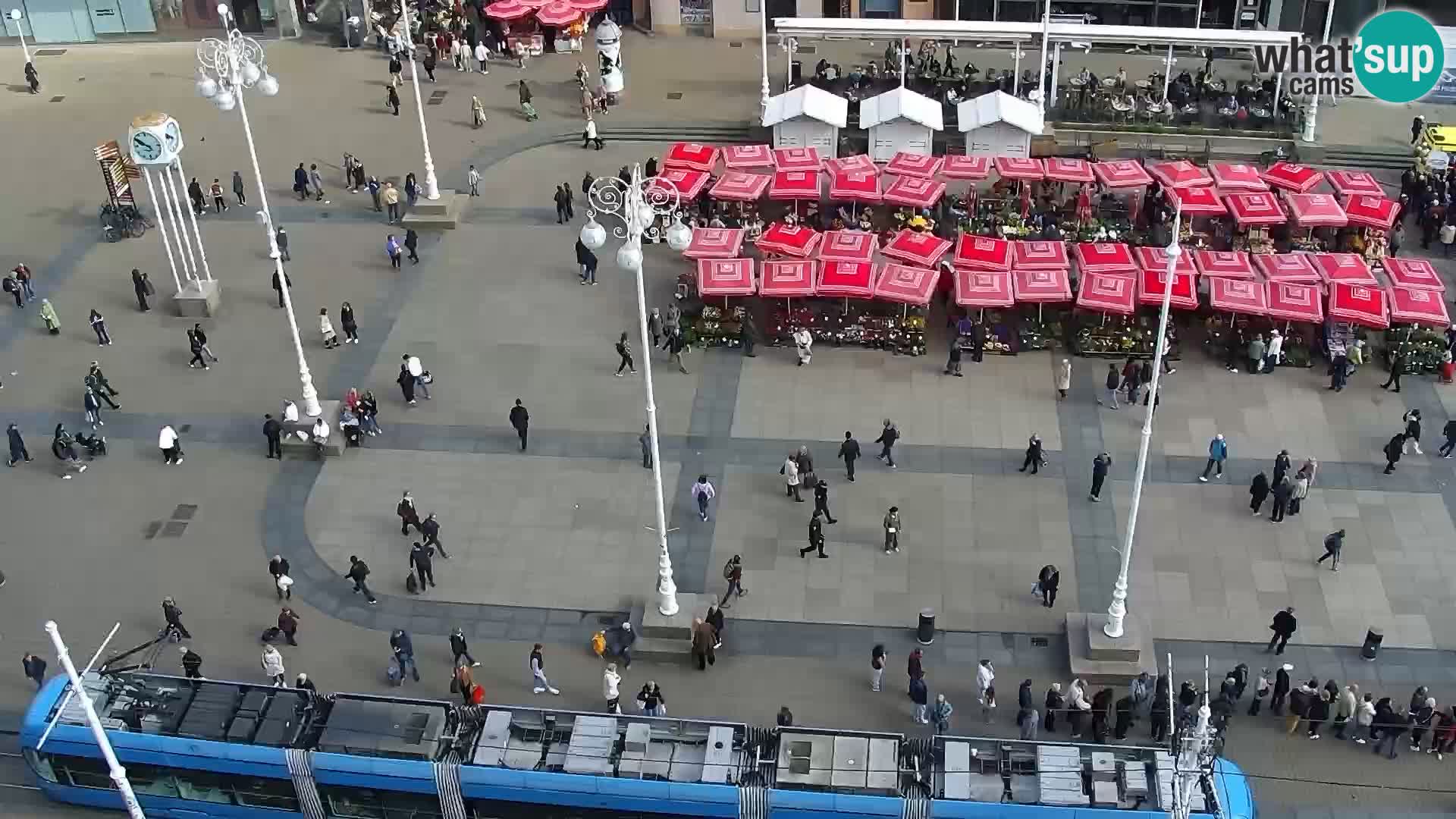Piazza Ban Jelačić livecam Zagreb – Hotel Dubrovnik