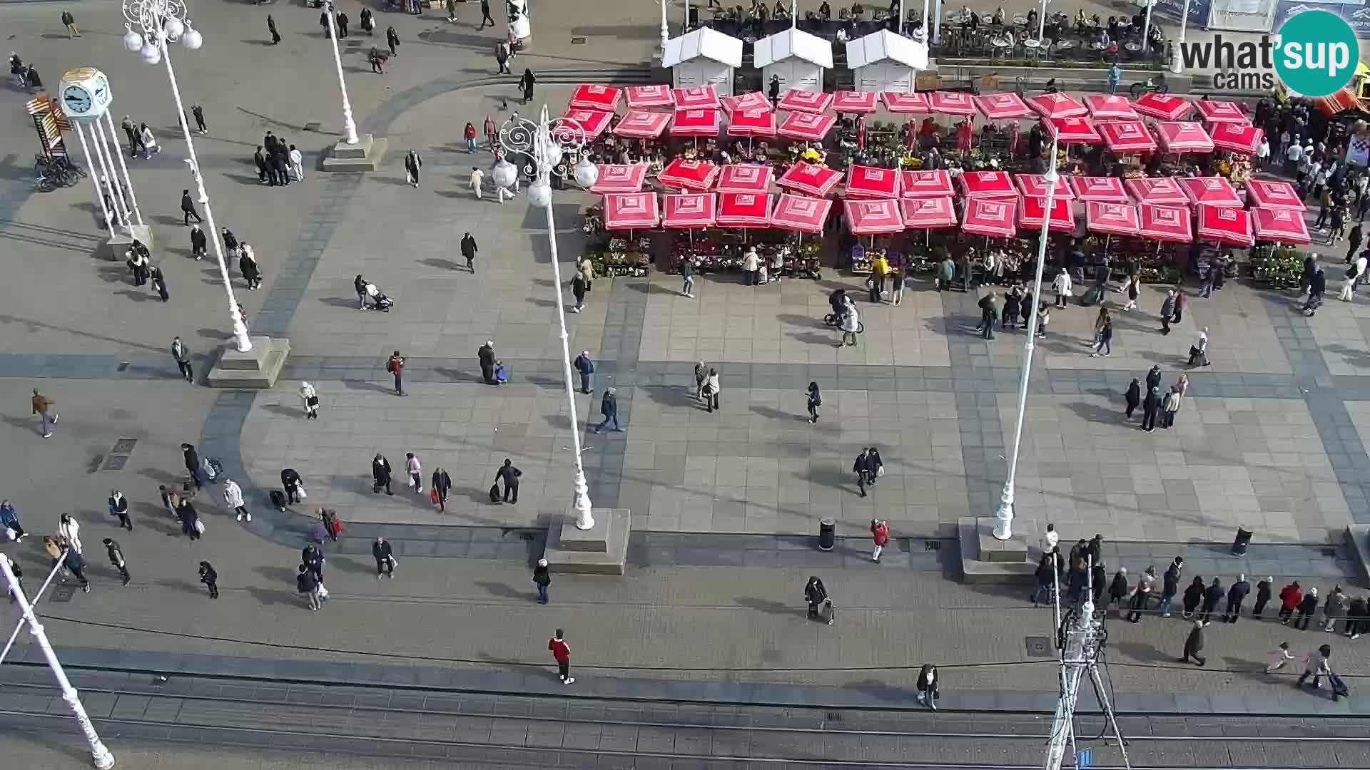 Piazza Ban Jelačić livecam Zagreb – Hotel Dubrovnik