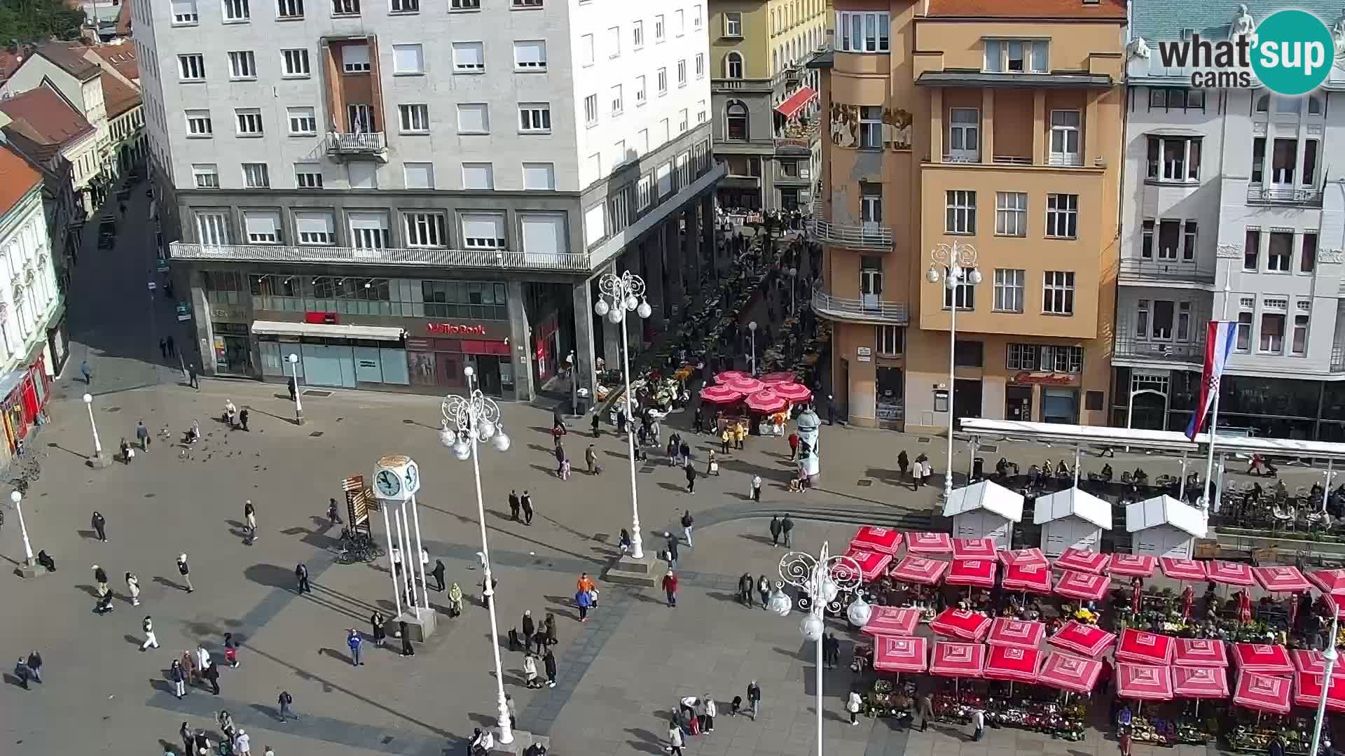 LIVE Webcam Zagreb Hotel Dubrovnik | Ban Jelačić square