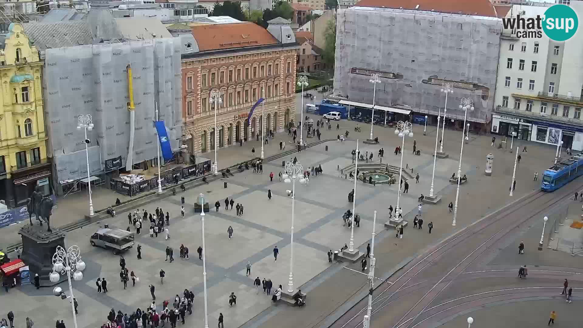 LIVE Webcam Zagreb Hotel Dubrovnik | Ban Jelačić square