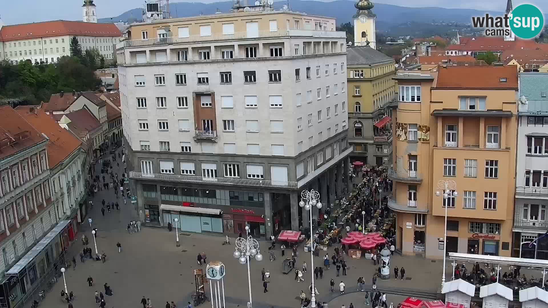 Ban Jelačić Platz Live webcam Zagreb – Hotel Dubrovnik