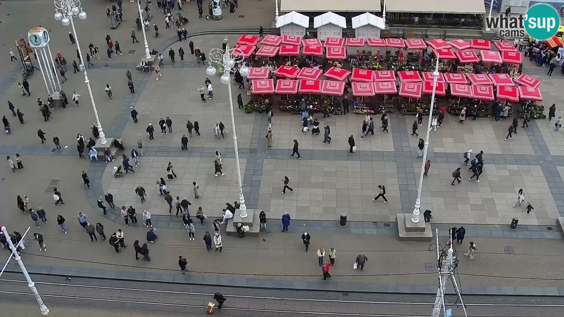Plaza Ban Jelačić camera en vivo Zagreb – Hotel Dubrovnik