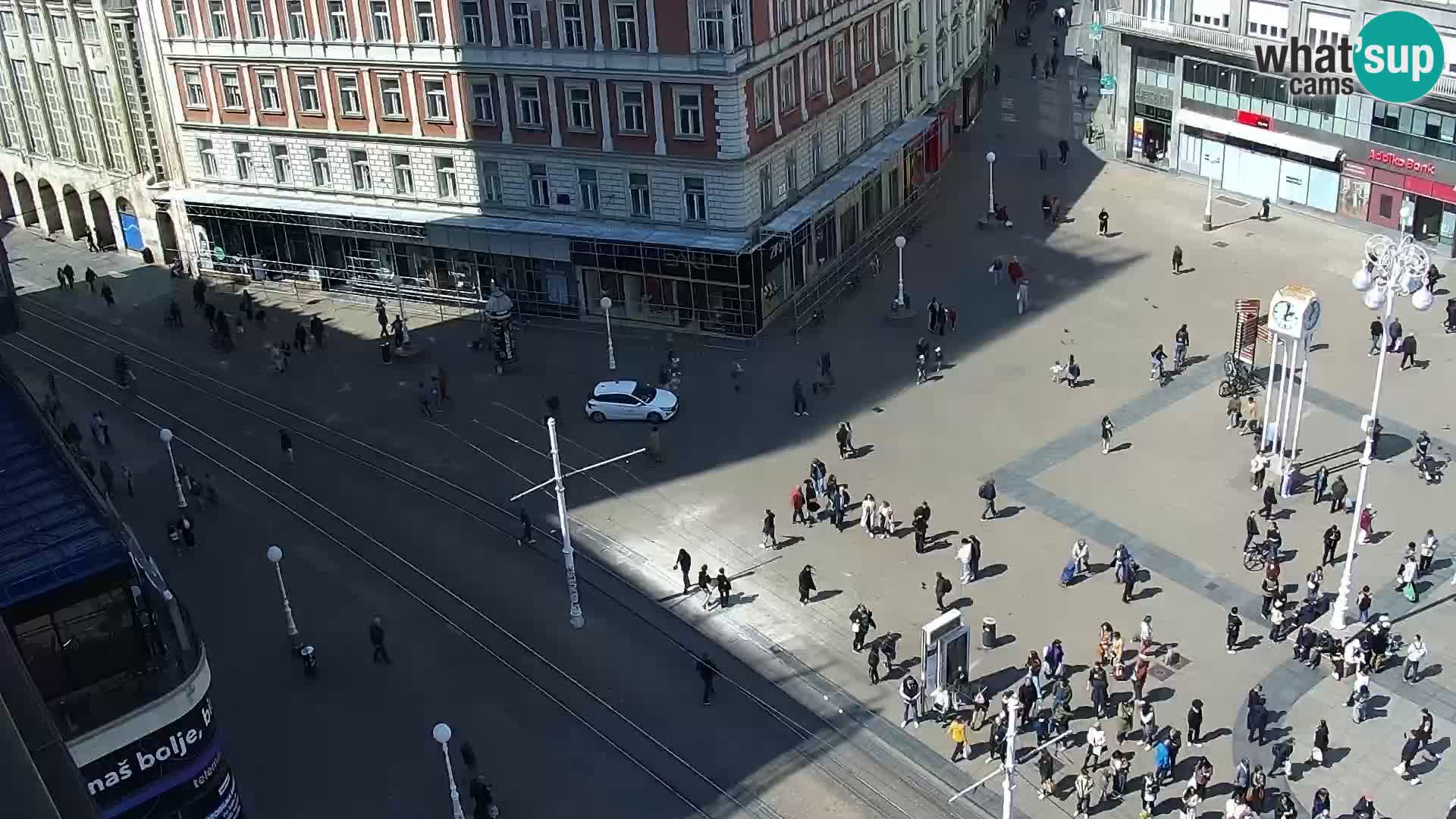 Plaza Ban Jelačić camera en vivo Zagreb – Hotel Dubrovnik