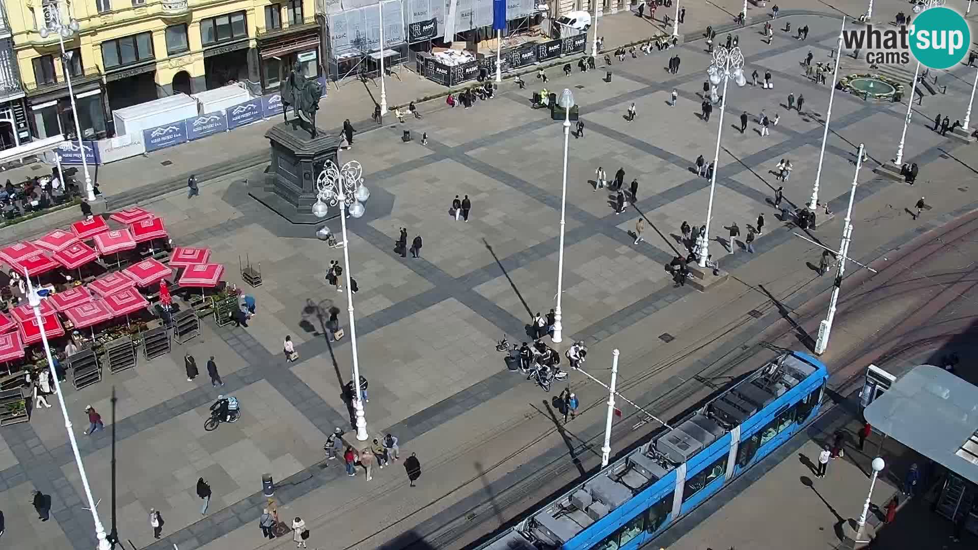 Ban Jelačić Platz Live webcam Zagreb – Hotel Dubrovnik