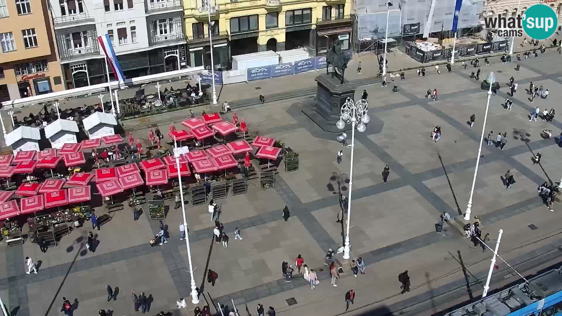 Piazza Ban Jelačić livecam Zagreb – Hotel Dubrovnik