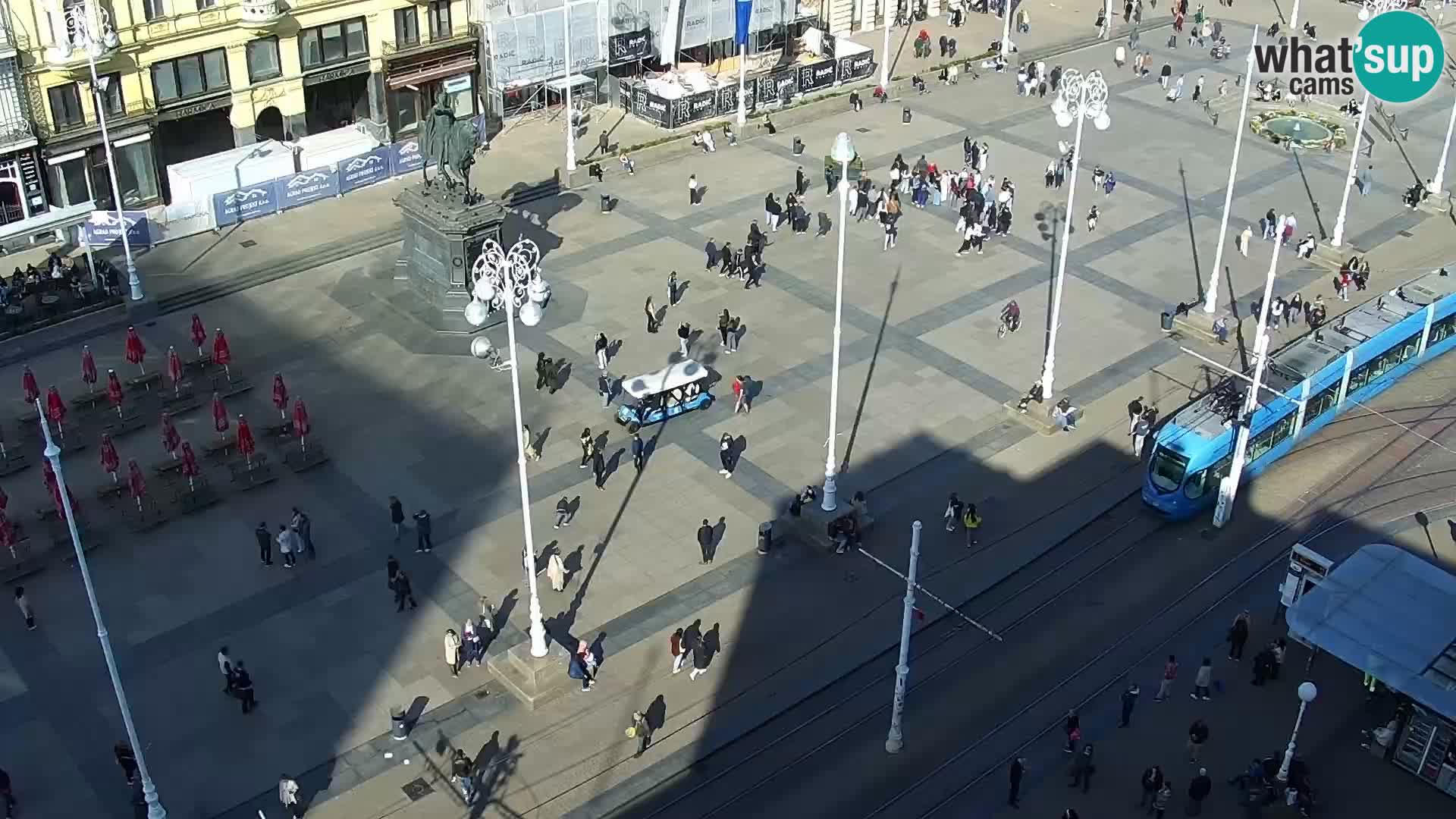 Piazza Ban Jelačić livecam Zagreb – Hotel Dubrovnik