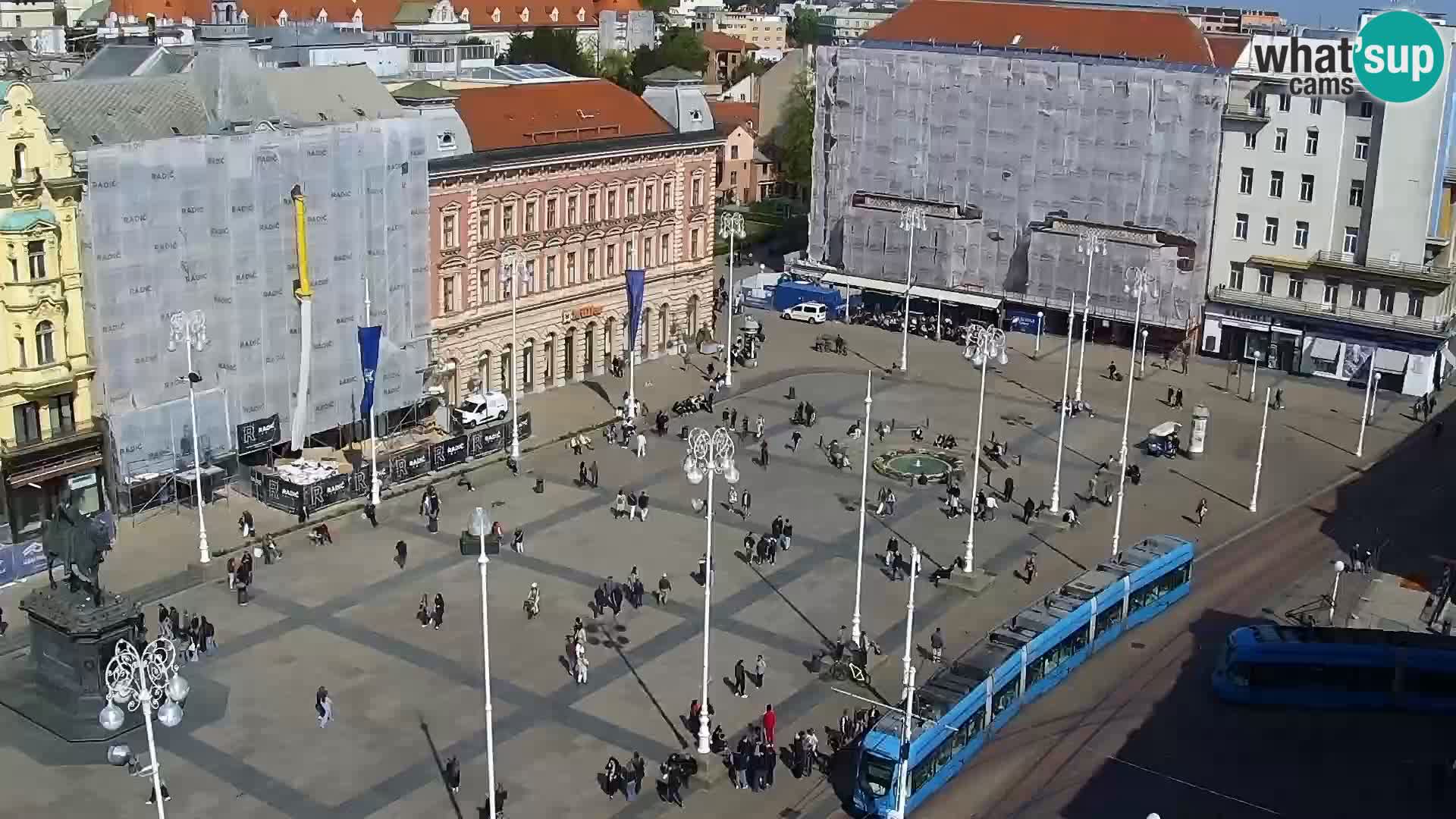 Piazza Ban Jelačić livecam Zagreb – Hotel Dubrovnik