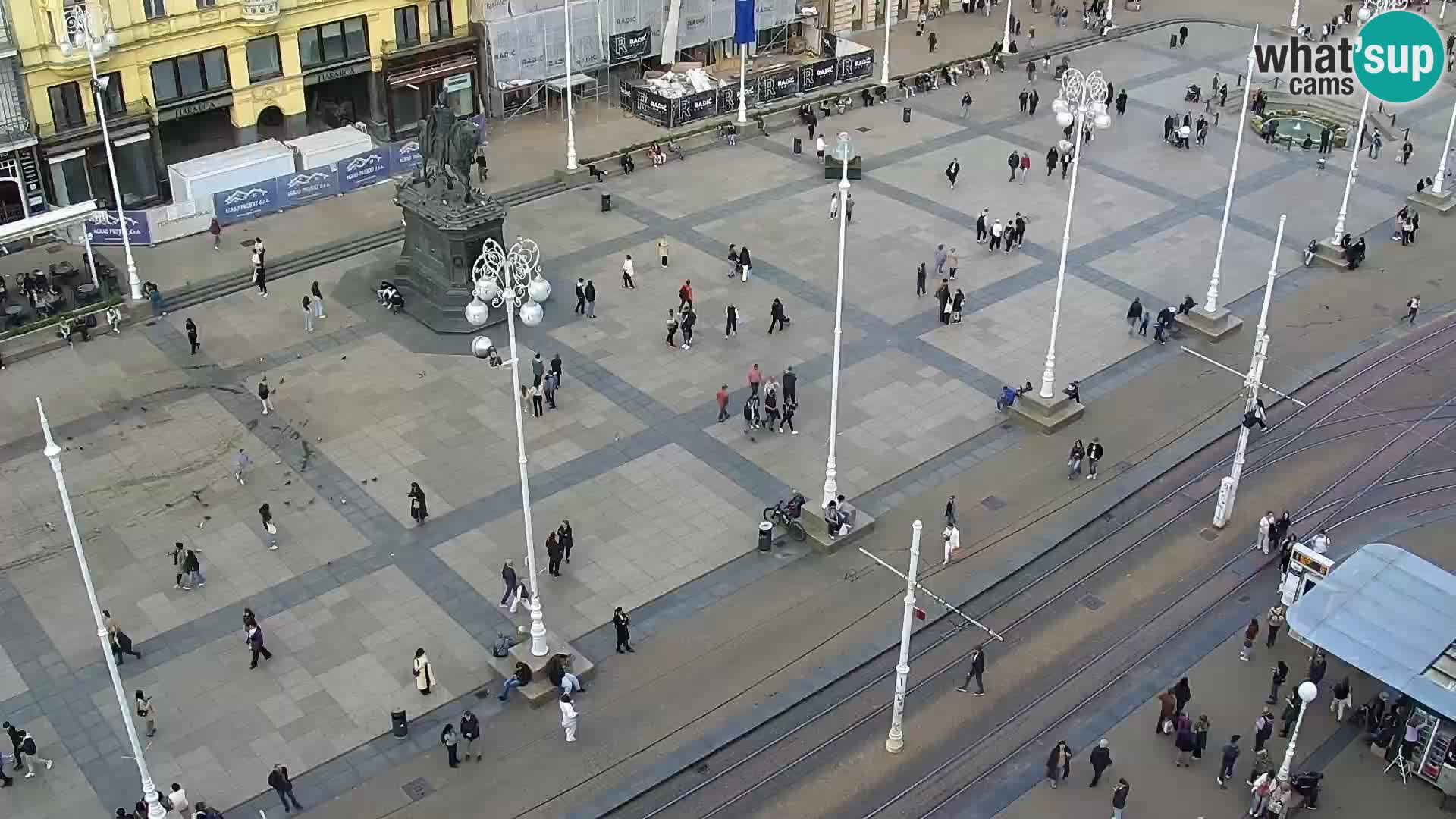 Plaza Ban Jelačić camera en vivo Zagreb – Hotel Dubrovnik