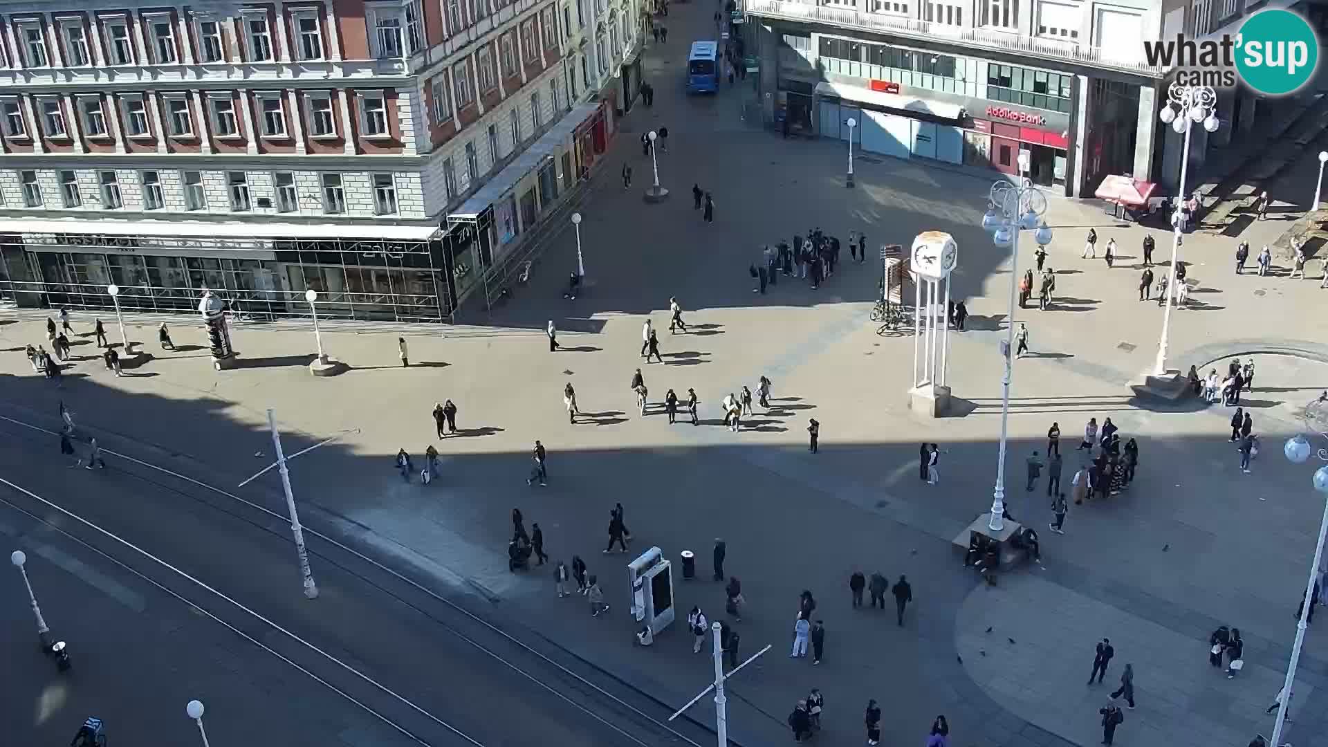 Piazza Ban Jelačić livecam Zagreb – Hotel Dubrovnik