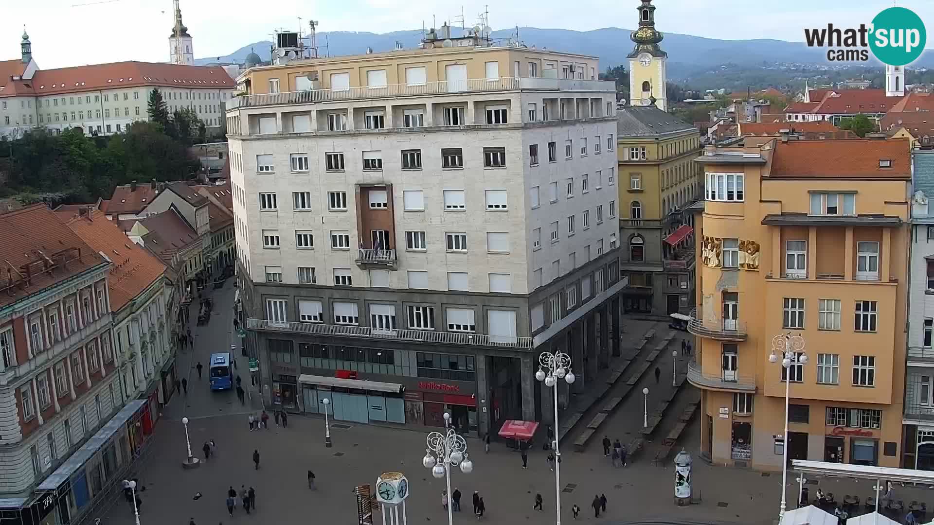 Ban Jelačić live cam Zagreb – Hotel Dubrovnik
