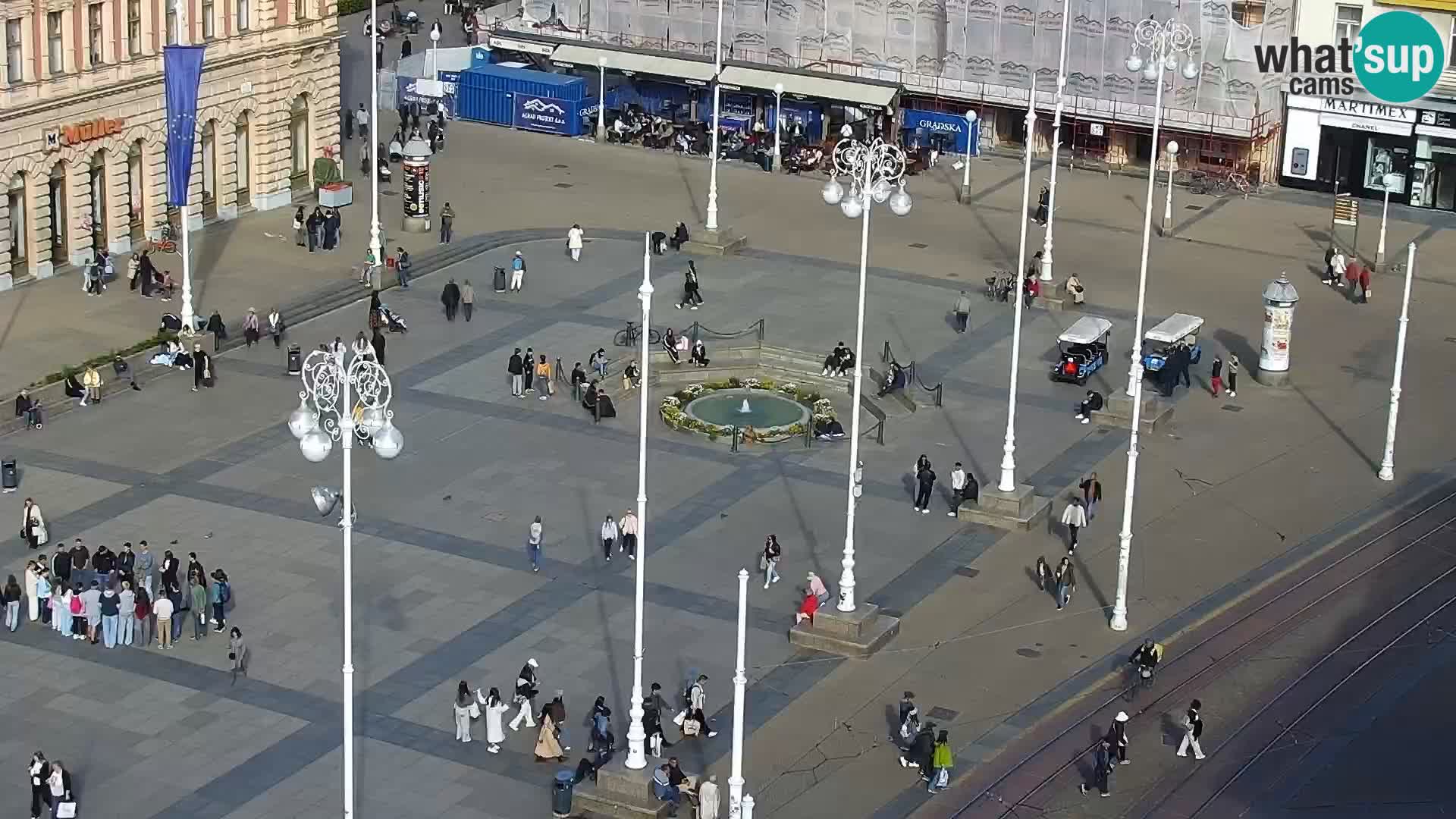 LIVE Webcam Zagreb Hotel Dubrovnik | Ban Jelačić square