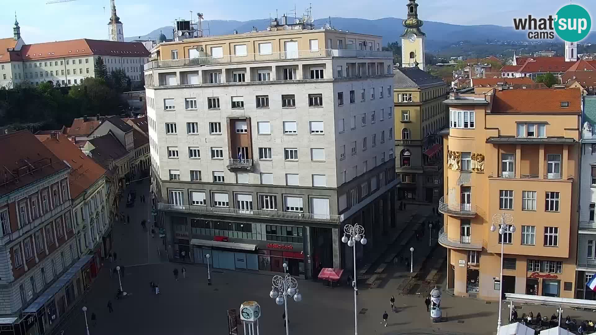 Piazza Ban Jelačić livecam Zagreb – Hotel Dubrovnik