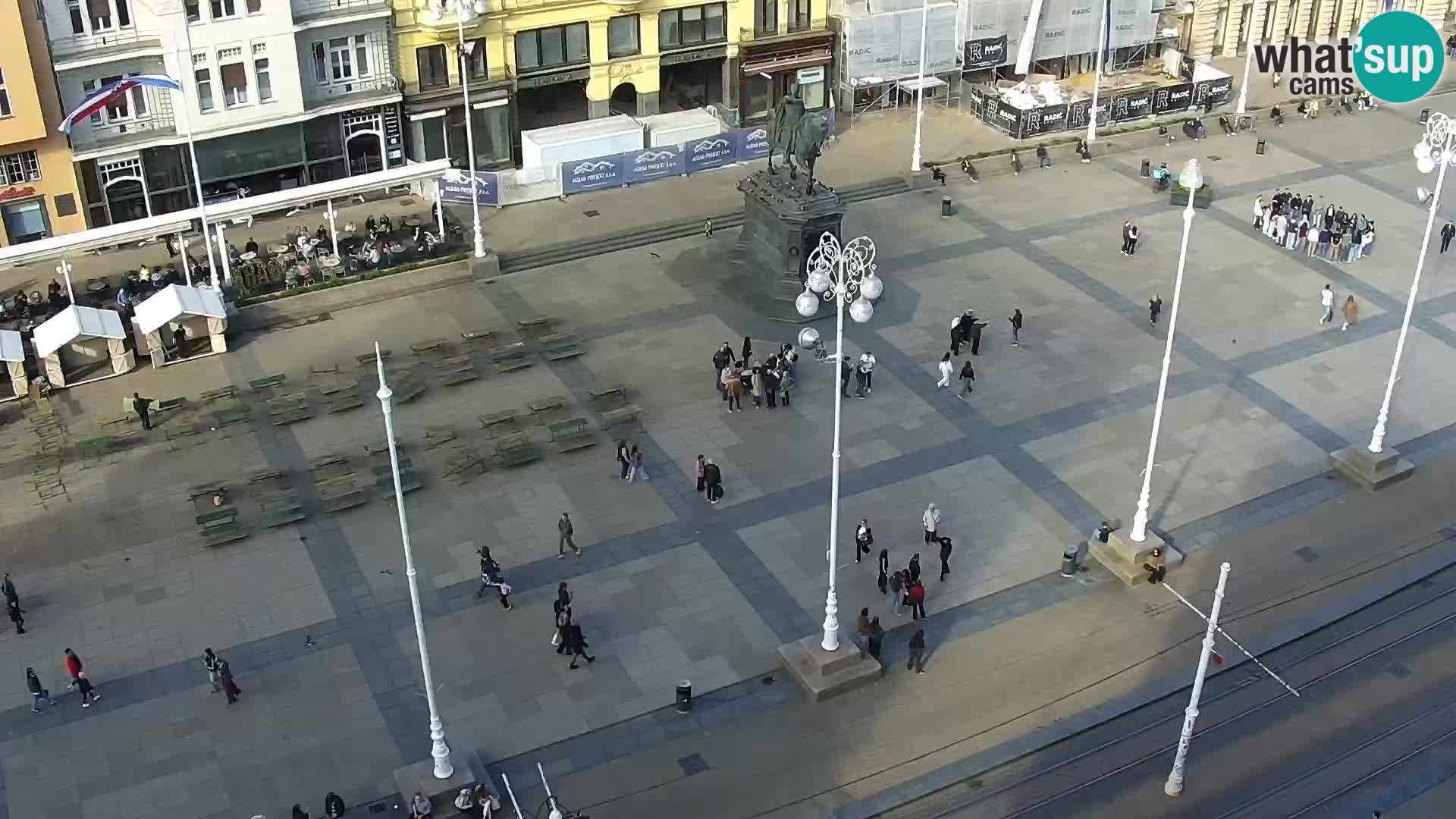 Ban Jelačić live cam Zagreb – Hotel Dubrovnik
