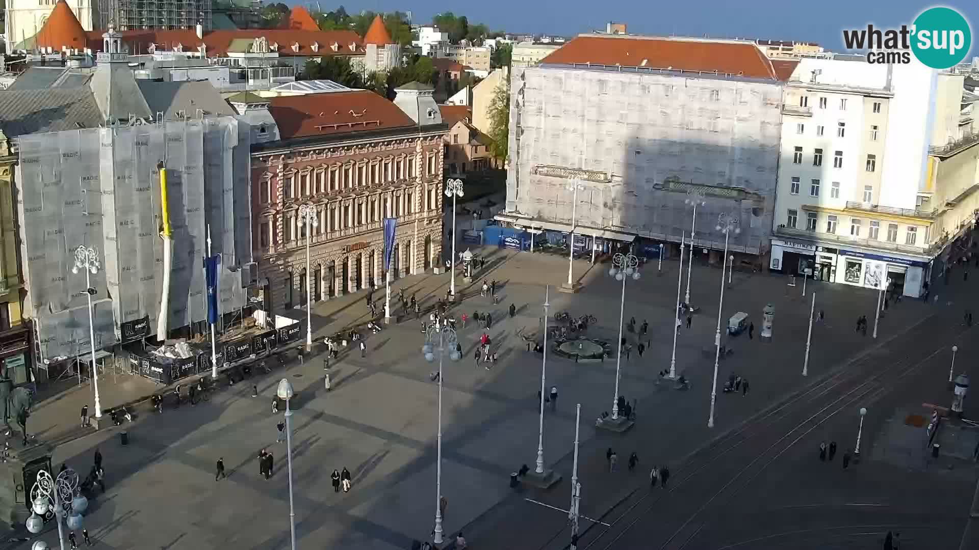 Ban Jelačić live cam Zagreb – Hotel Dubrovnik