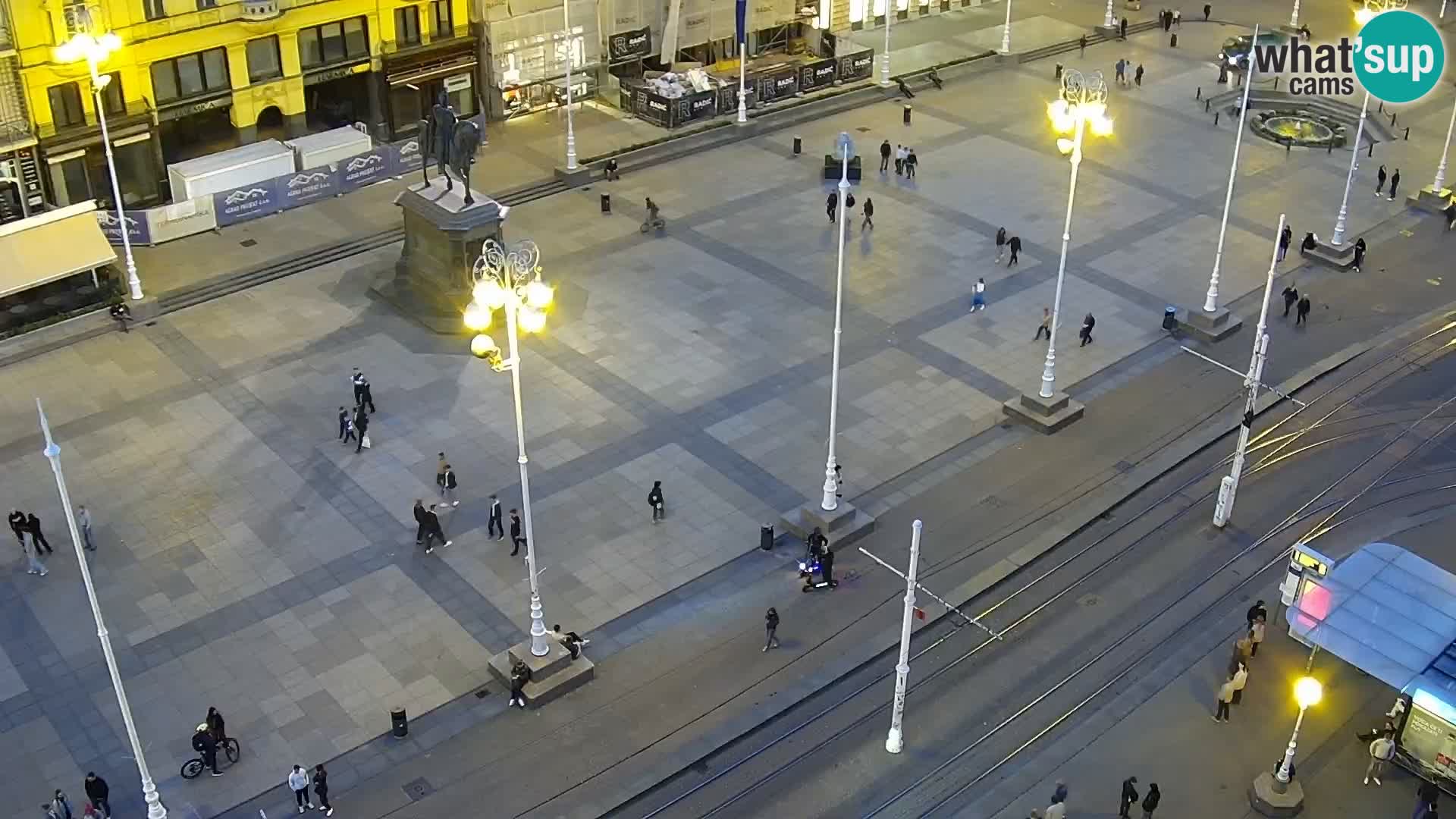 LIVE Webcam Zagreb Hotel Dubrovnik | Ban Jelačić square