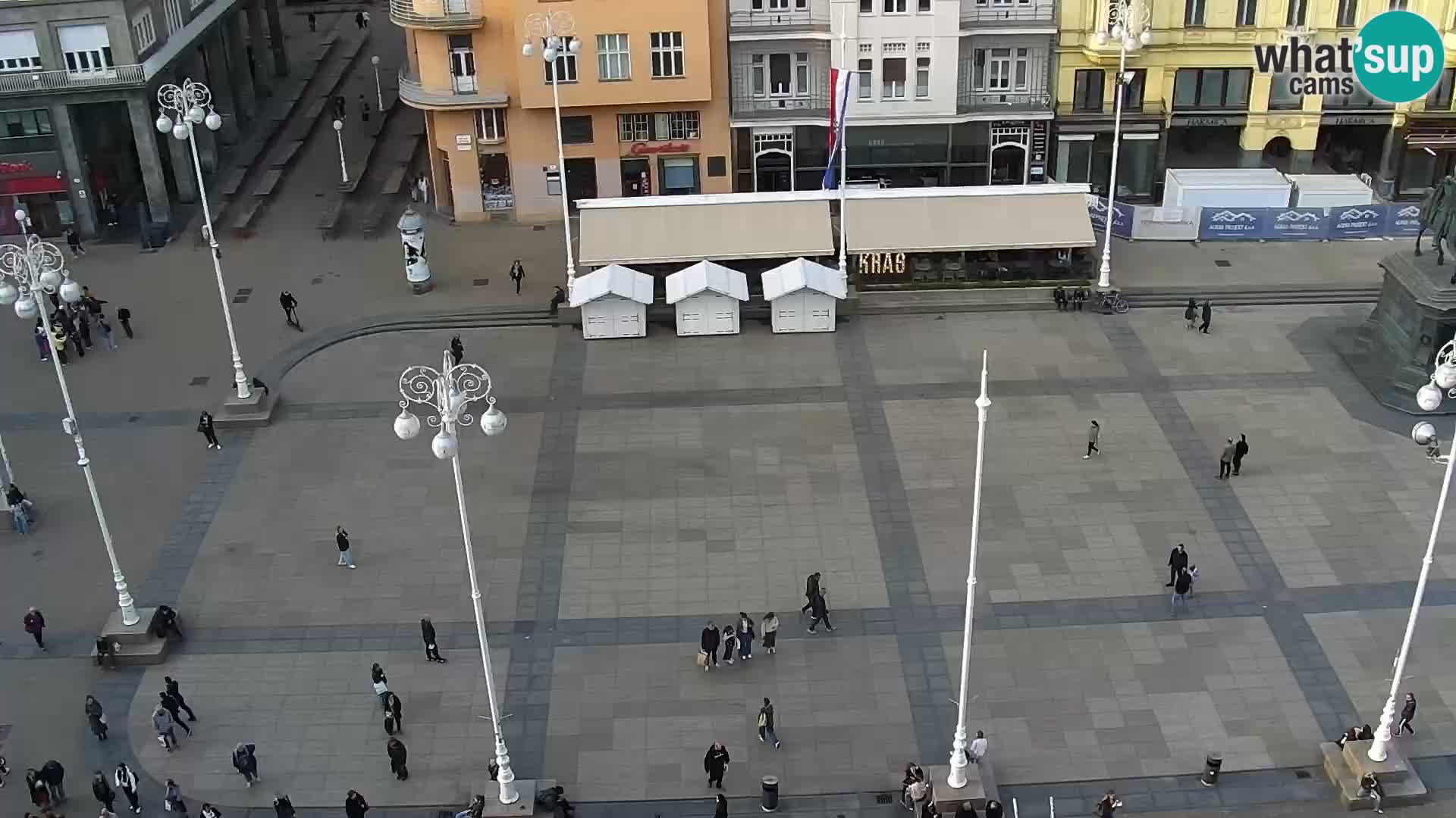 Trg Bana Jelačića web kamera Zagreb – Hotel Dubrovnik