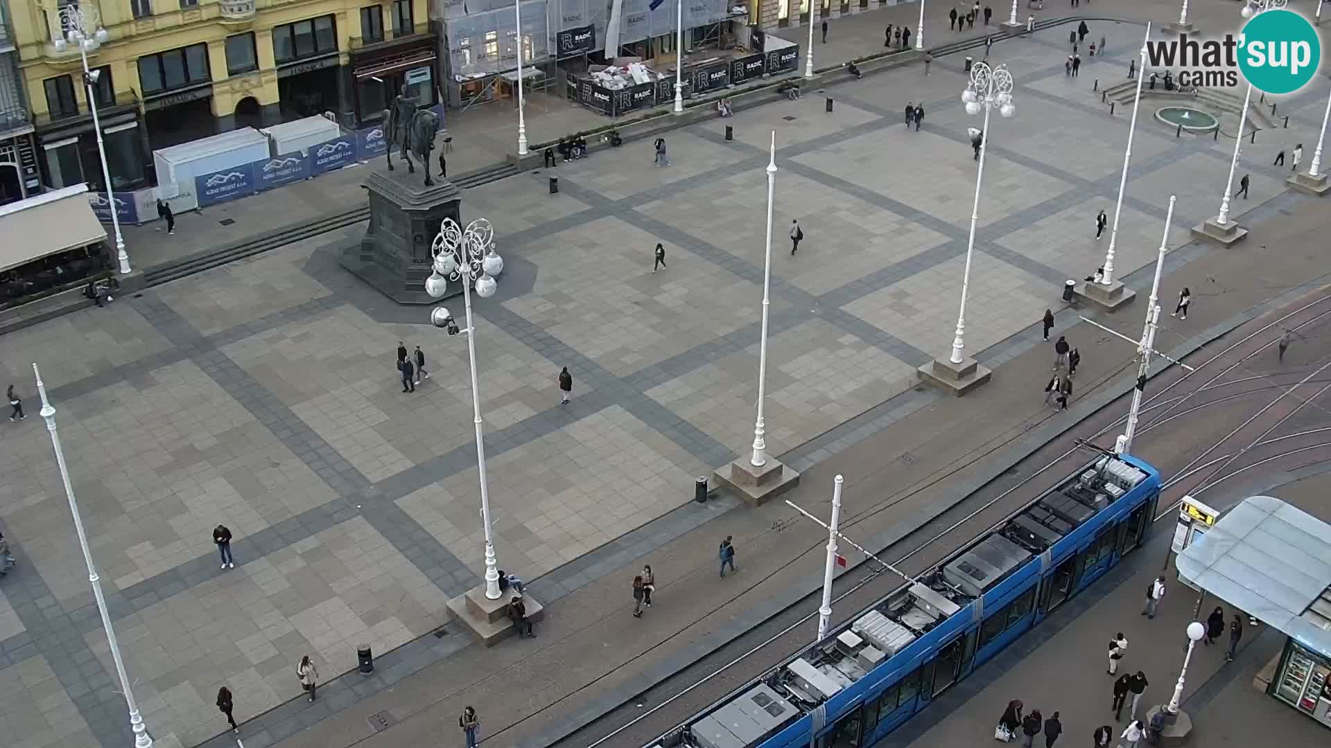 Ban Jelačić Platz  Live webcam Zagreb – Hotel Dubrovnik