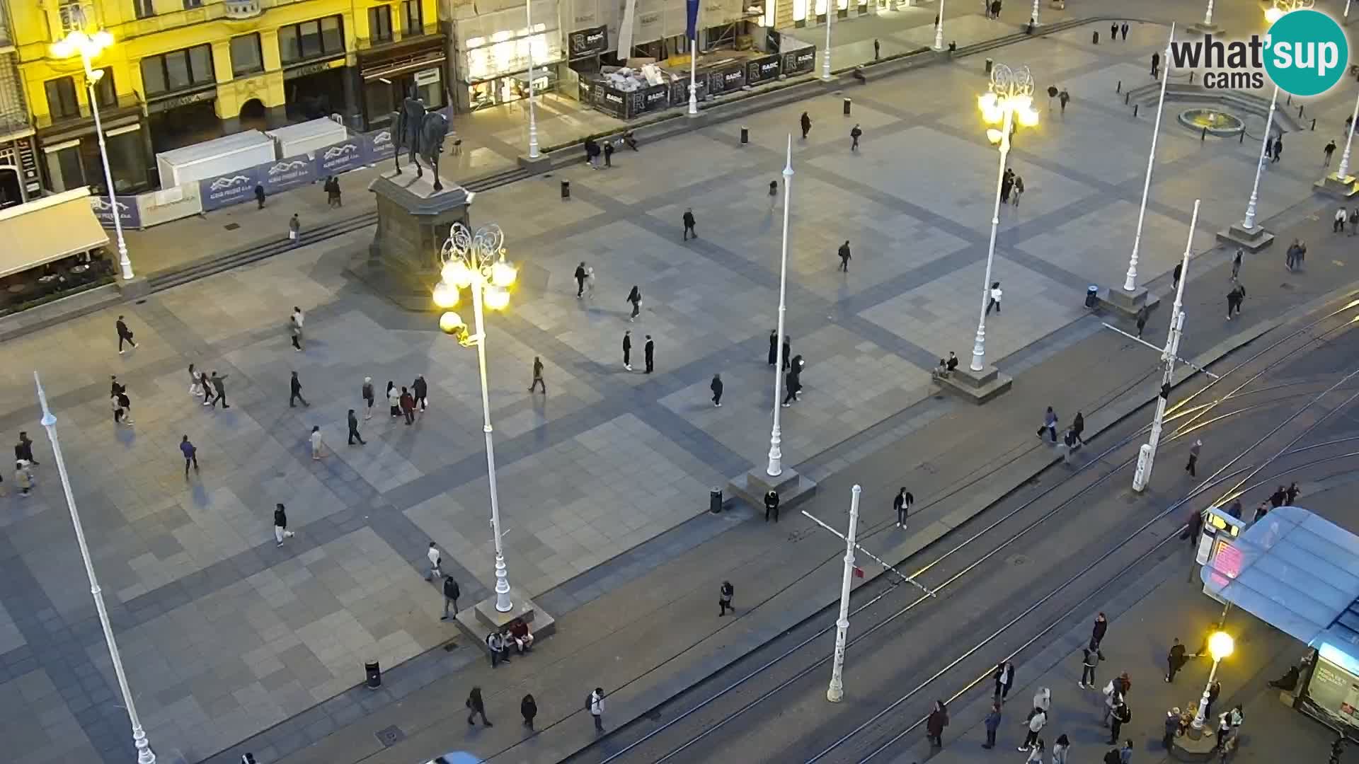 Ban Jelačić Platz  Live webcam Zagreb – Hotel Dubrovnik