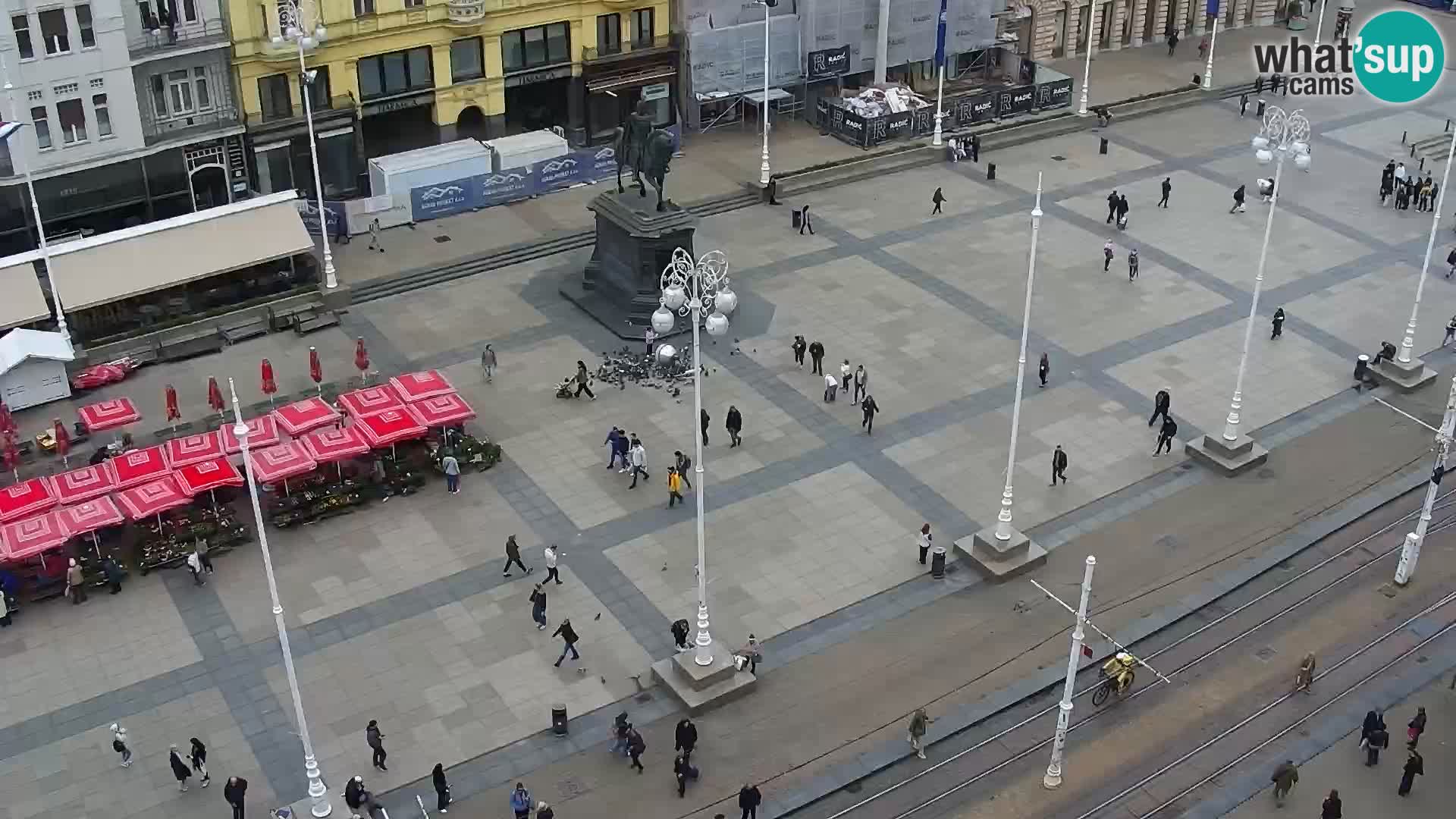 LIVE Webcam Zagreb Hotel Dubrovnik | Ban Jelačić square