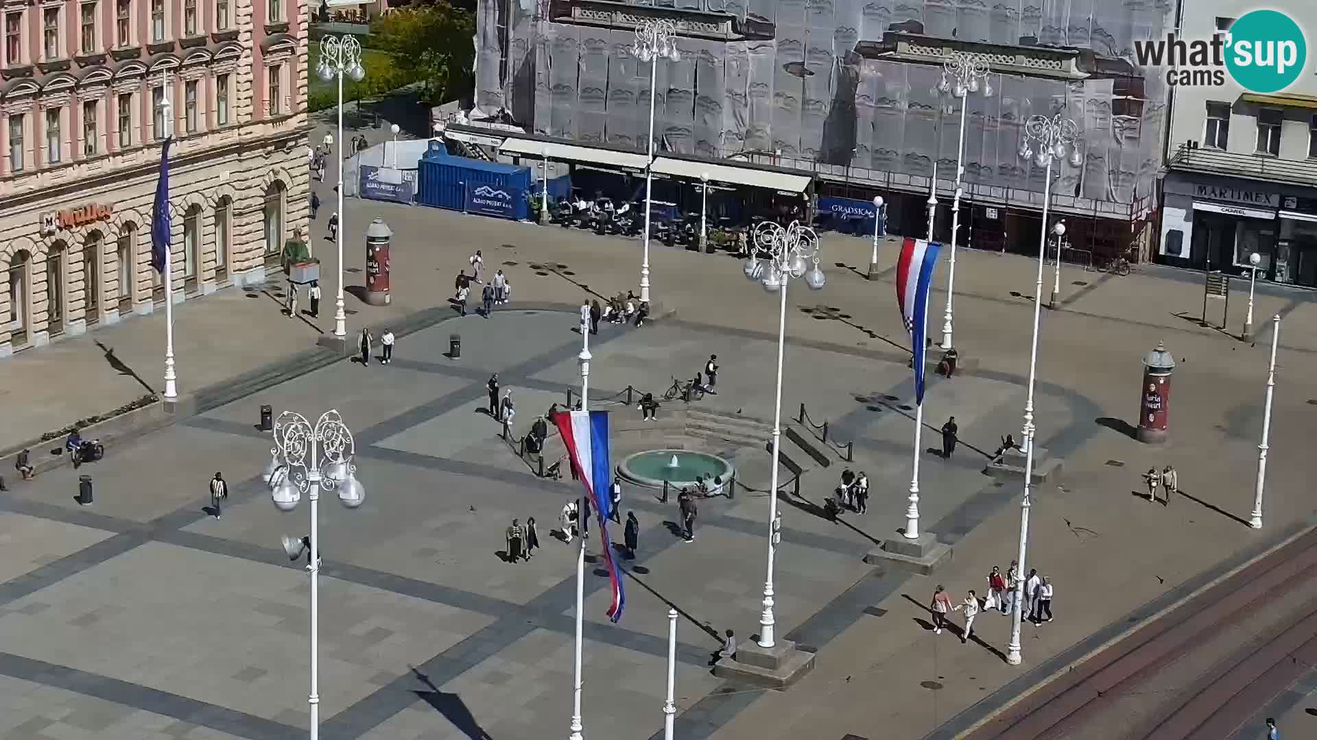 Ban Jelačić live cam Zagreb – Hotel Dubrovnik