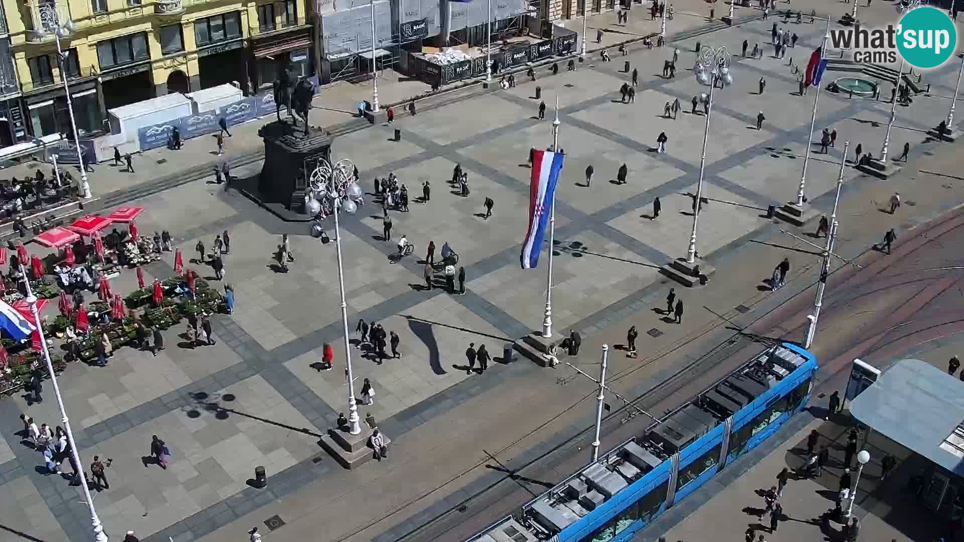 LIVE Webcam Zagreb Hotel Dubrovnik | Ban Jelačić square