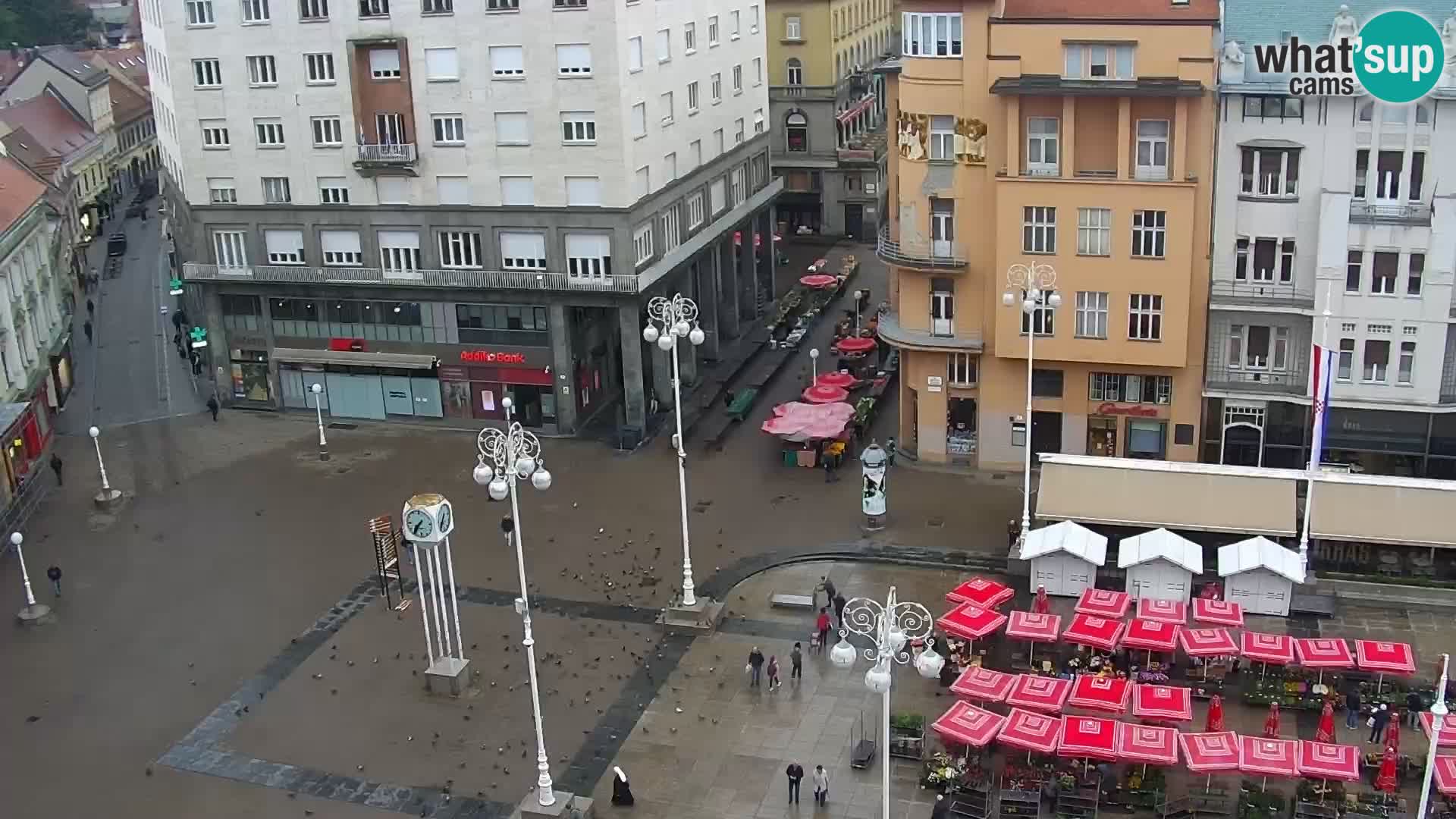 Plaza Ban Jelačić camera en vivo Zagreb – Hotel Dubrovnik