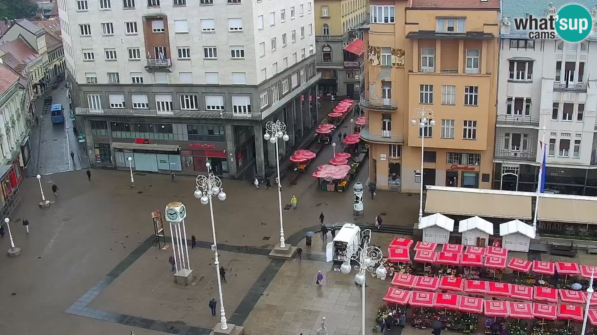 Plaza Ban Jelačić camera en vivo Zagreb – Hotel Dubrovnik
