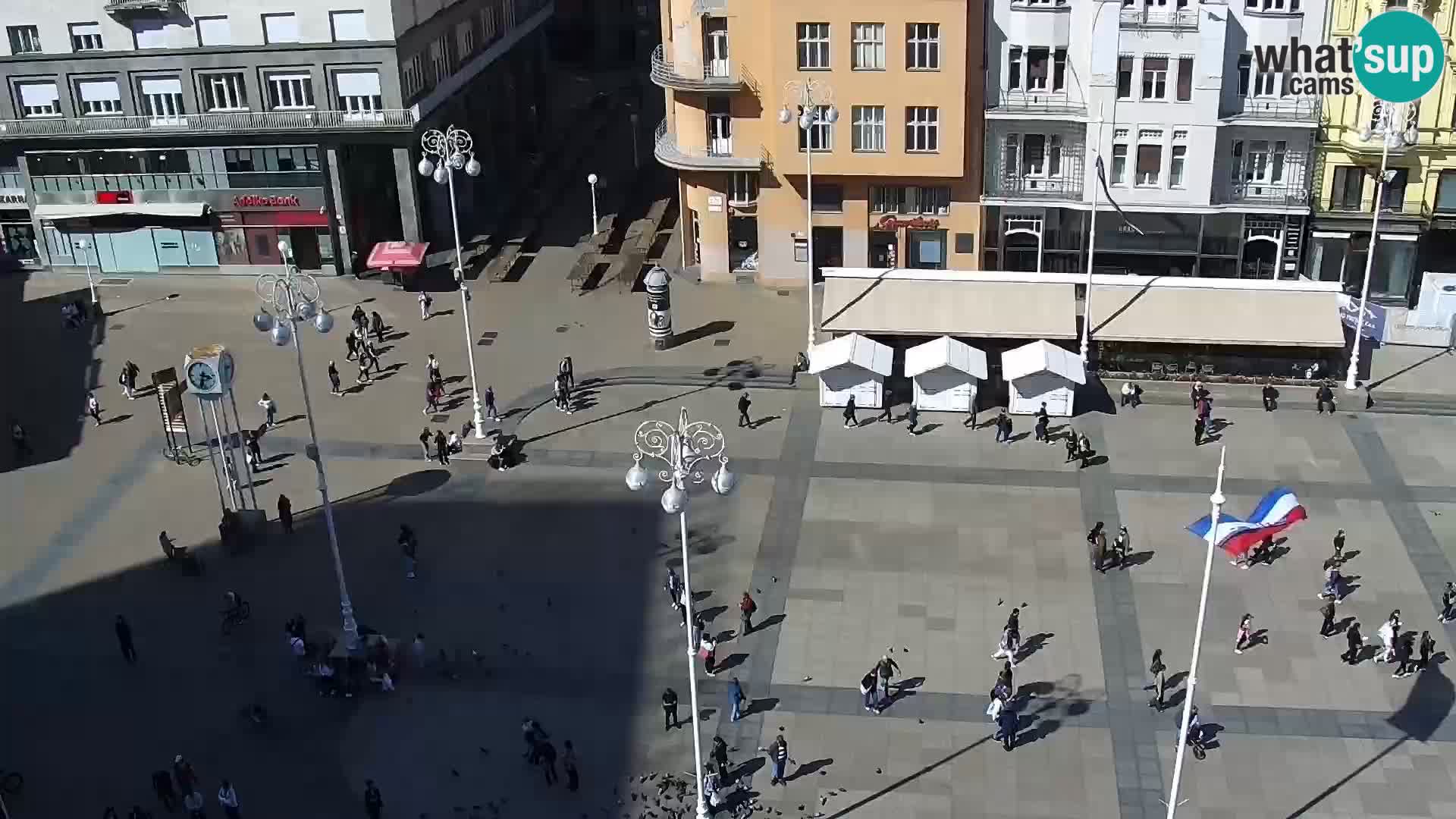 Trg Bana Jelačića web kamera Zagreb – Hotel Dubrovnik