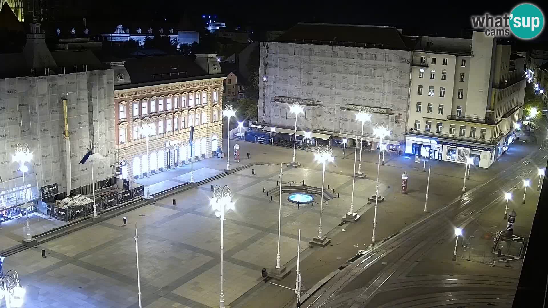 Plaza Ban Jelačić camera en vivo Zagreb – Hotel Dubrovnik