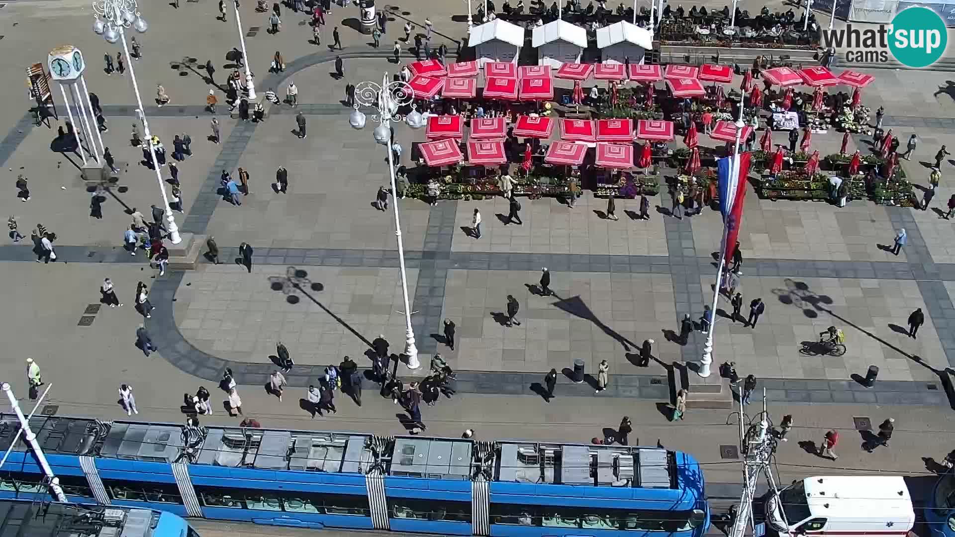 Ban Jelačić Platz  Live webcam Zagreb – Hotel Dubrovnik