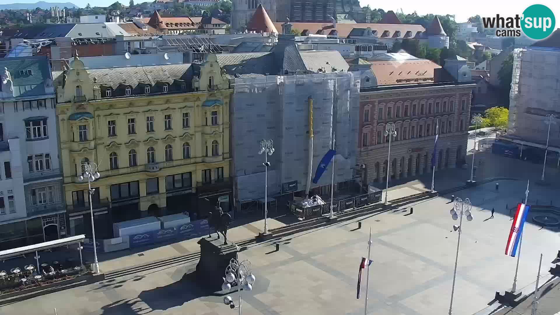 Trg Bana Jelačića web kamera Zagreb – Hotel Dubrovnik